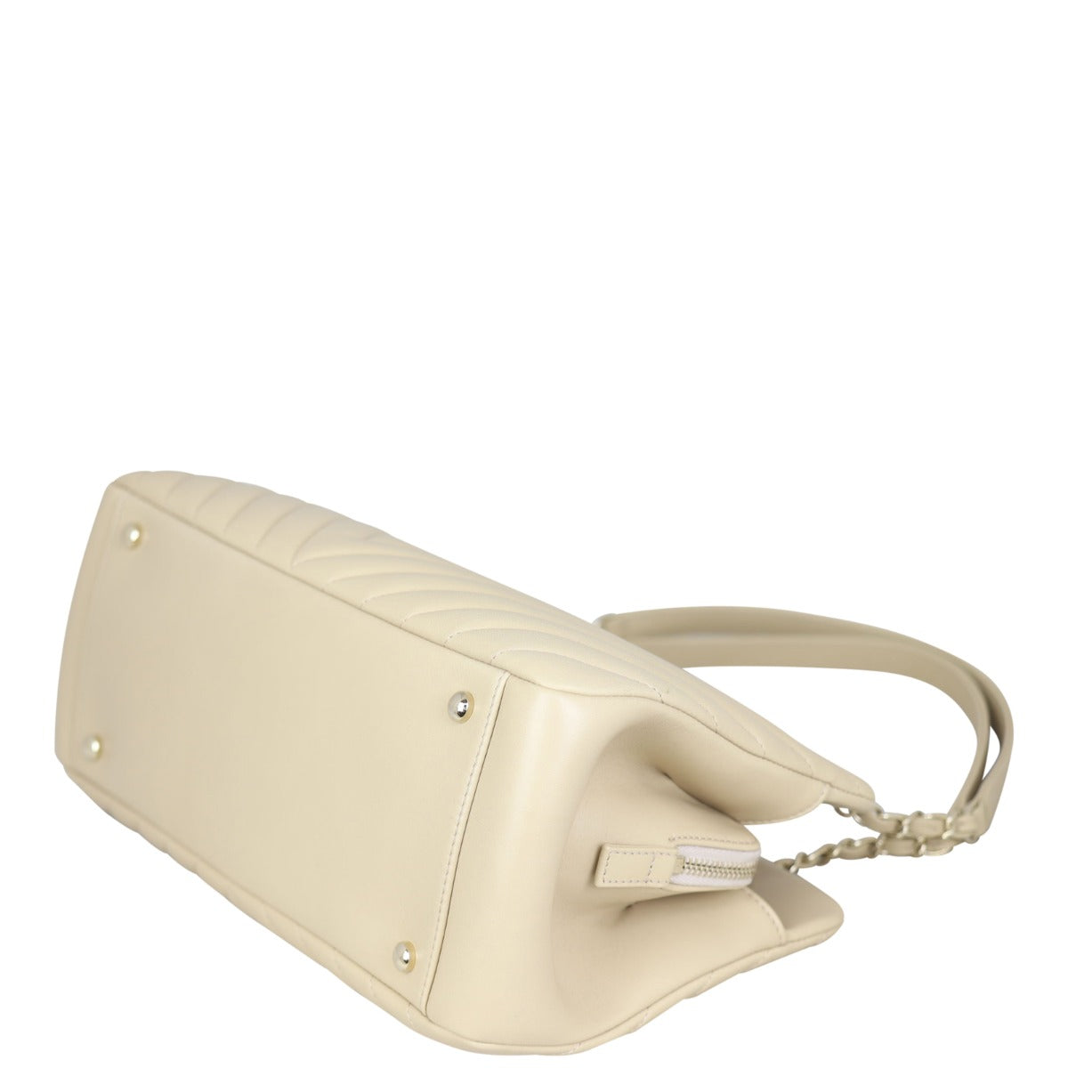 Chanel CC Chevron Shopping Tote