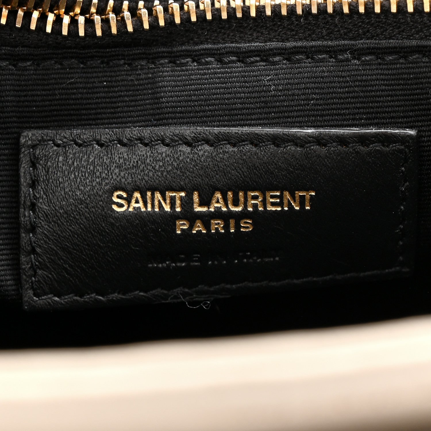 Lambskin Quilted Mini Becky Chain Bag Crema Soft