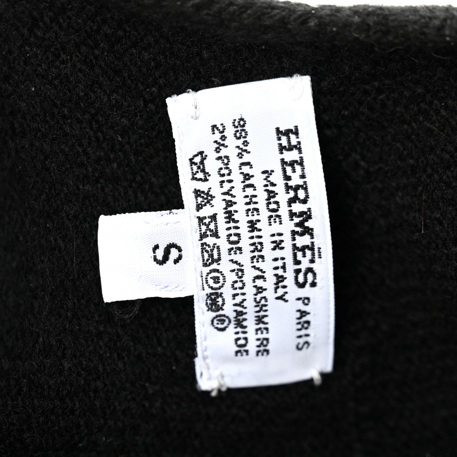 Cashmere Medor Studded Darling Beret S Black