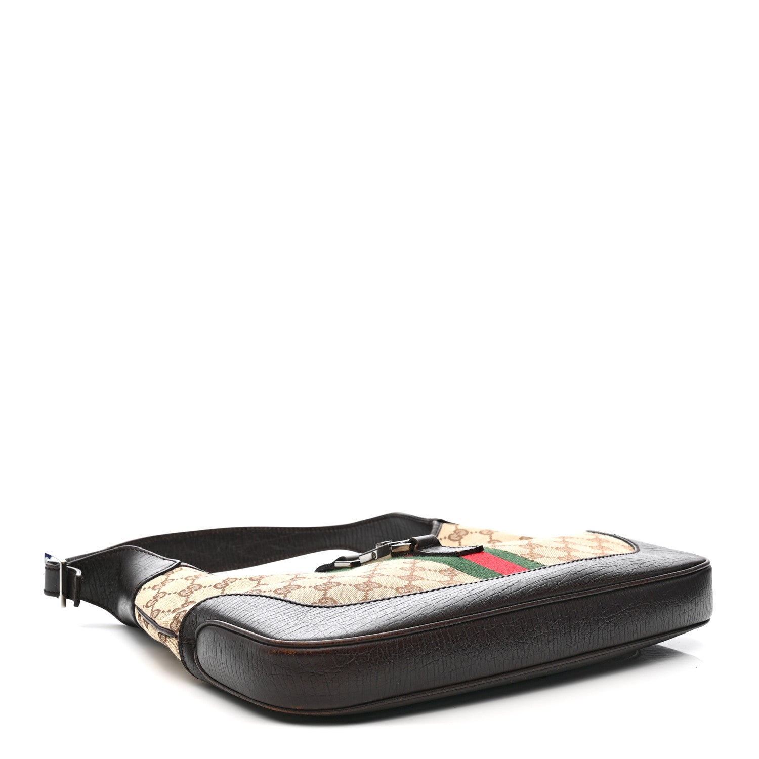 Monogram Web Jackie O Hobo Dark Brown