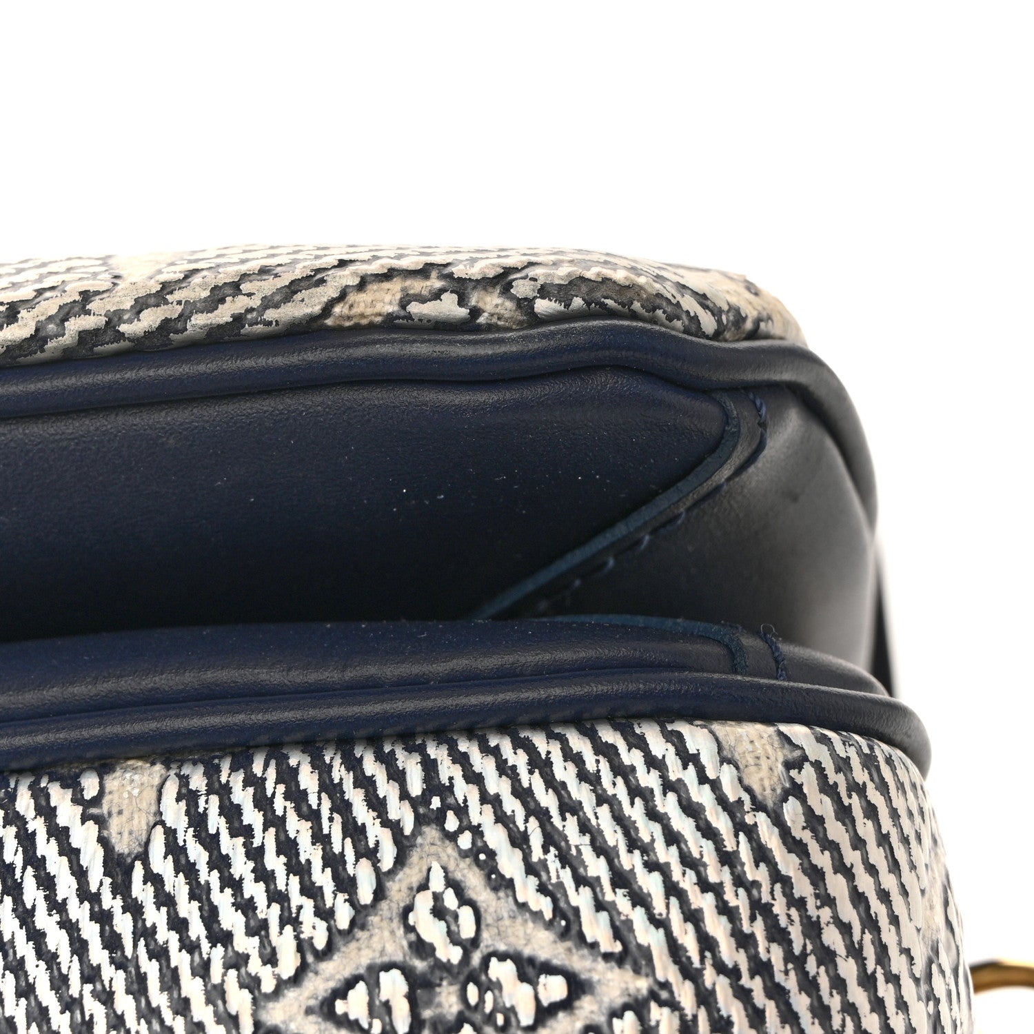 Monoglam Pochette Metis East West Blue