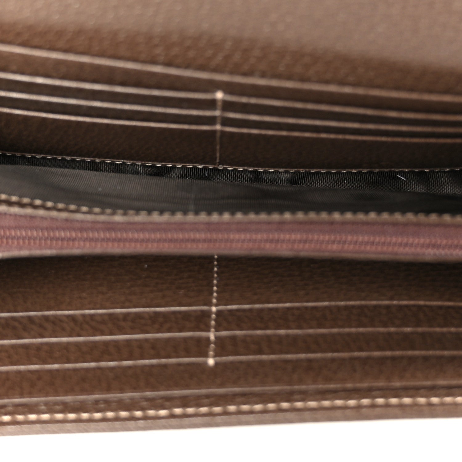 GG Supreme Monogram Web Ophidia Wallet On Chain Brown