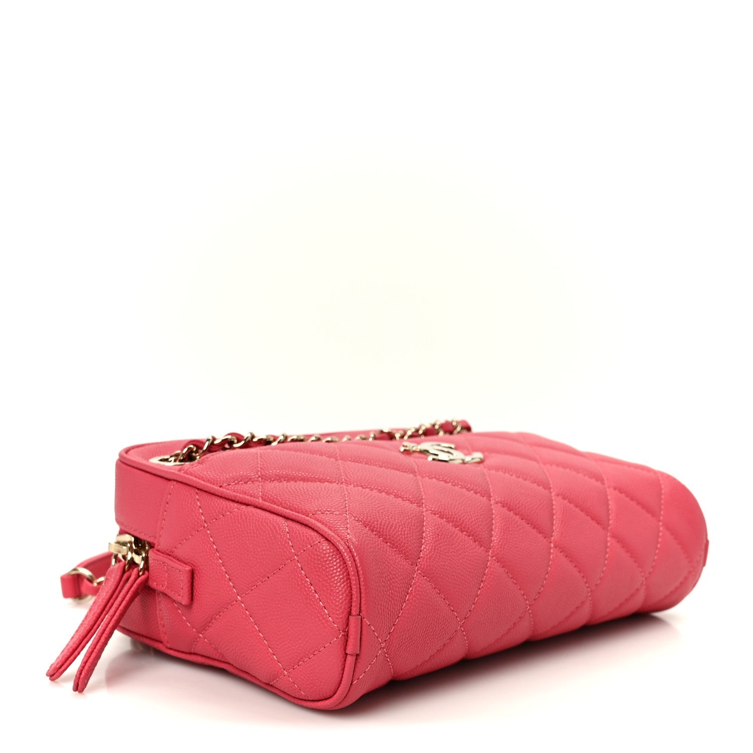 Caviar Quilted Small In & Out Camera Case Pink
