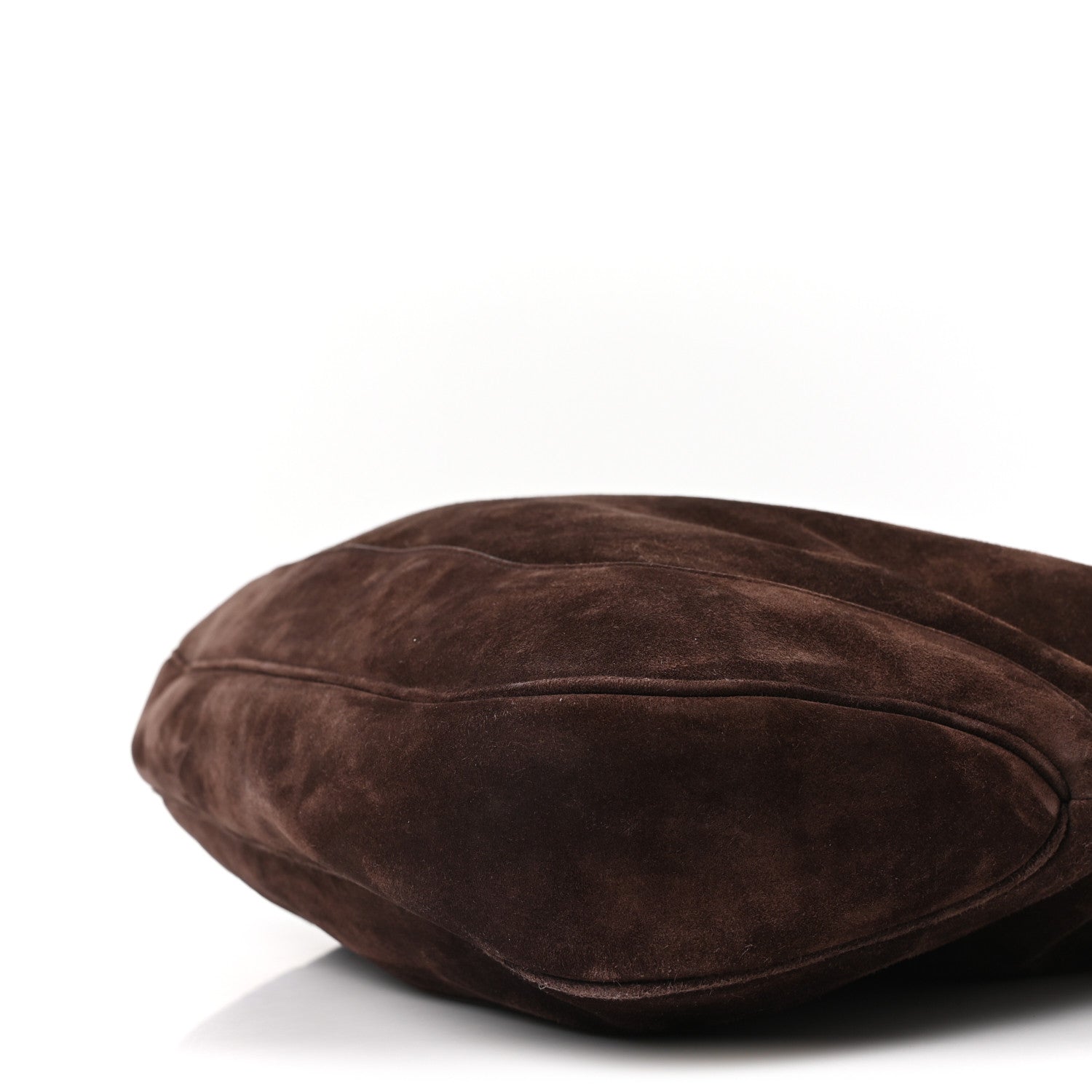 Suede Jackie 1961 Giorno Shoulder Bag Dark Brown