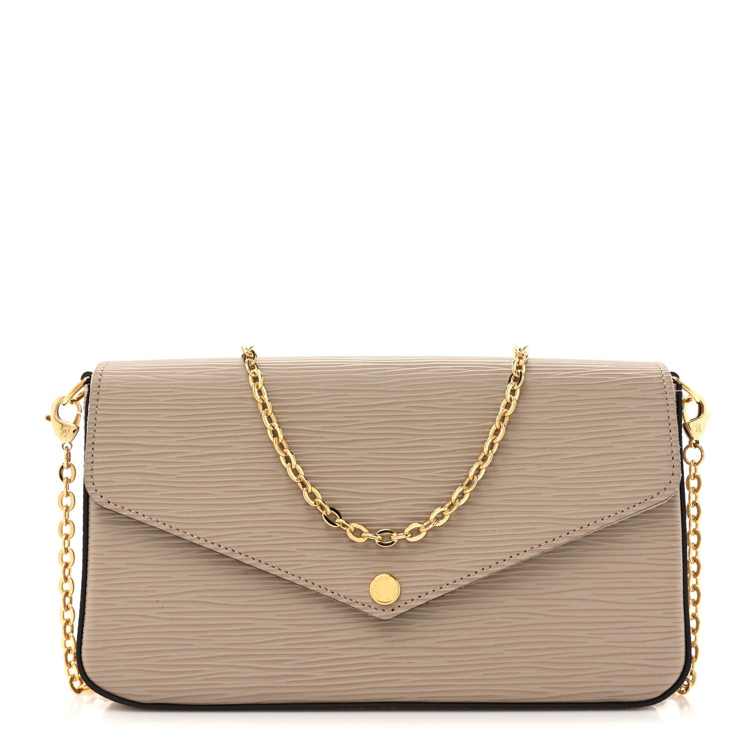 Epi Felicie Pochette Chain Wallet Galet