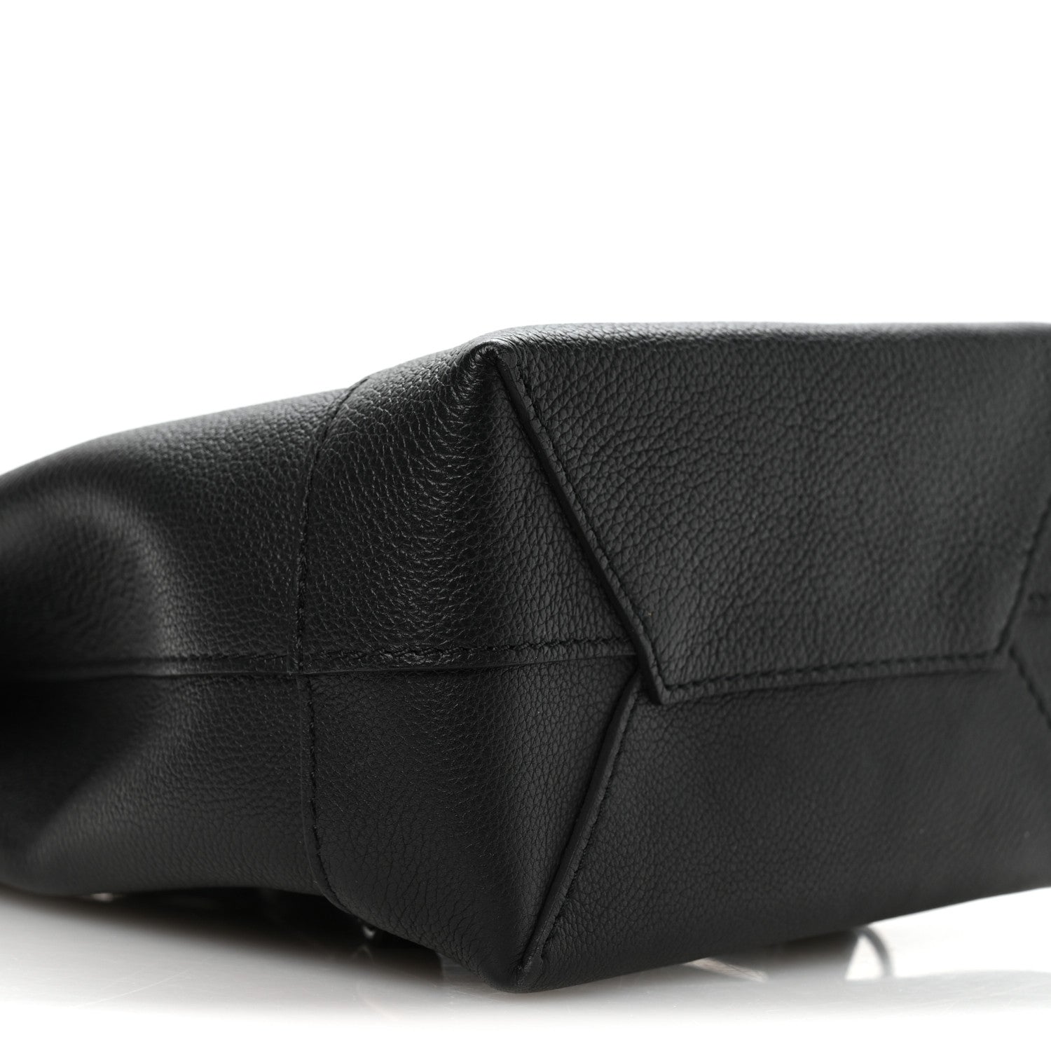 Calfskin Lockme Mini Backpack Black