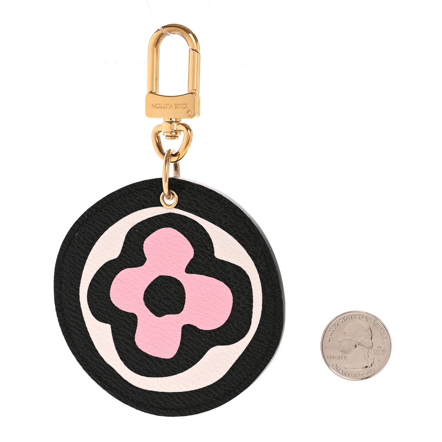 Monogram Wild At Heart Illustre Bag Charm Key Ring Black