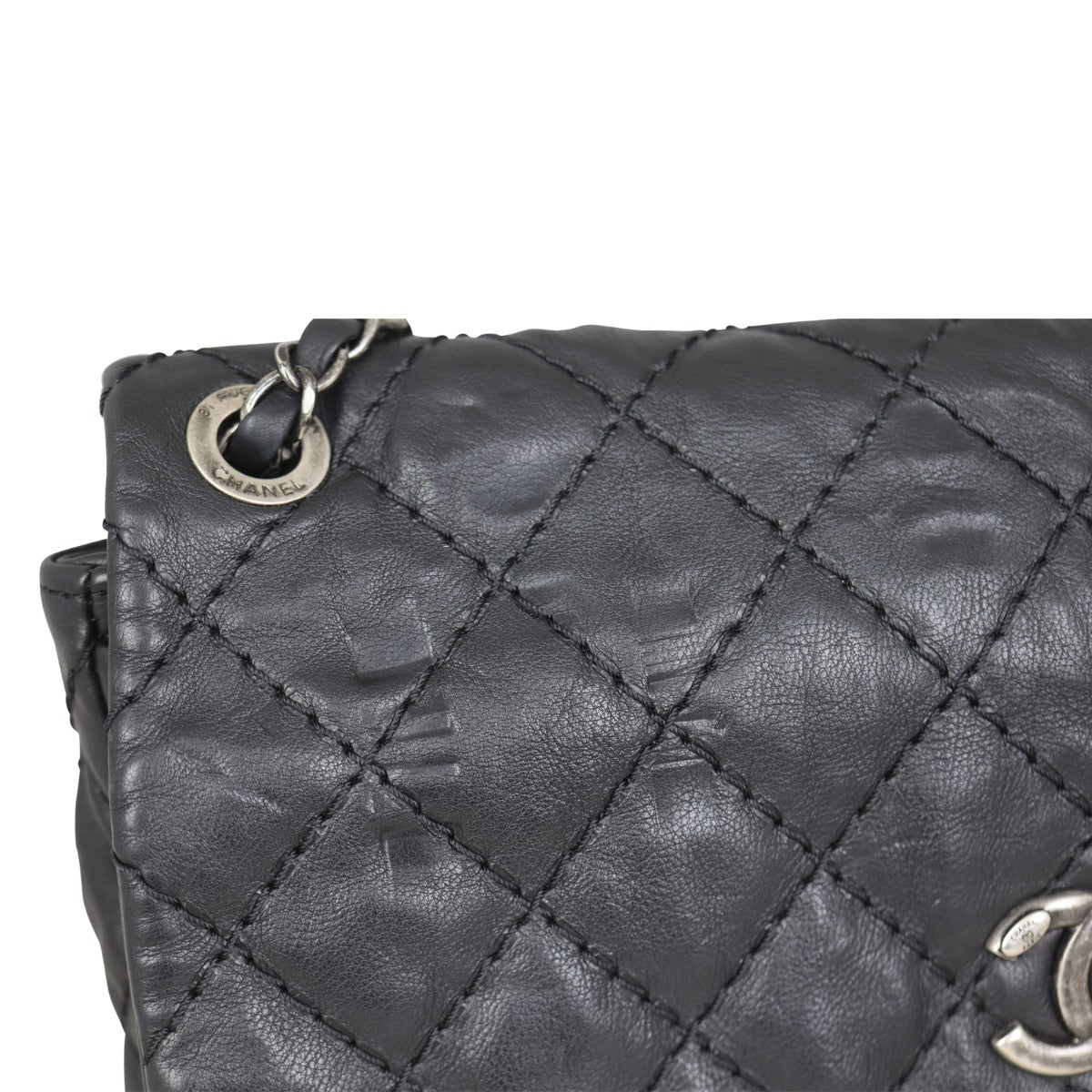 Chanel Stitch It Double Pocket Flap Bag