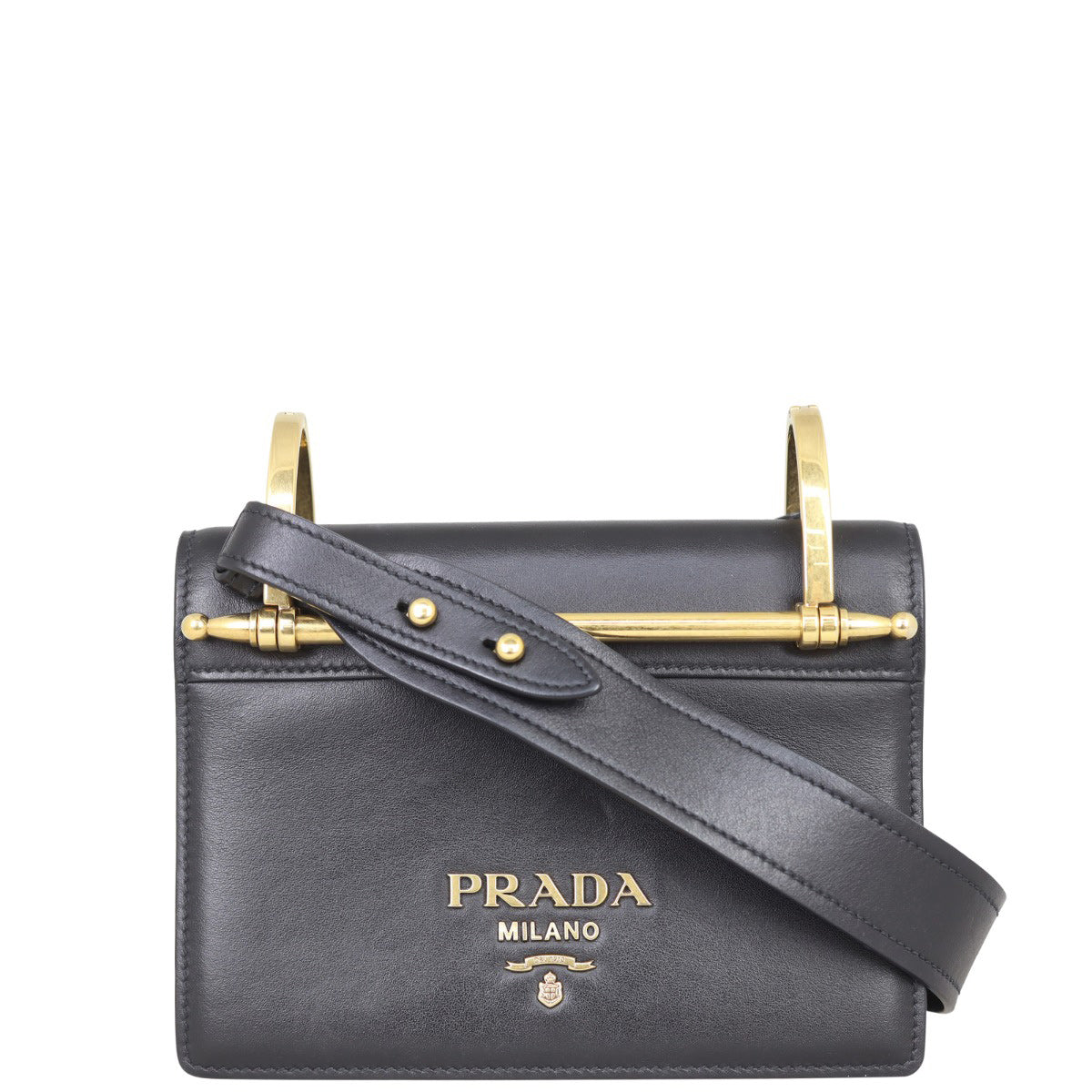 Prada Pionniere City Calf Shoulder Bag