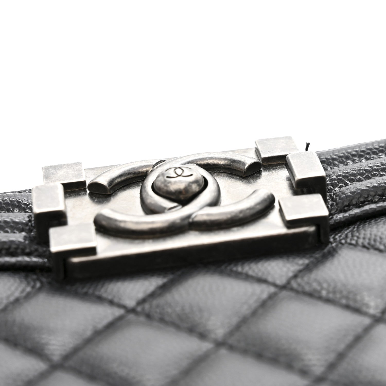 Caviar Quilted New Medium Boy Flap Black