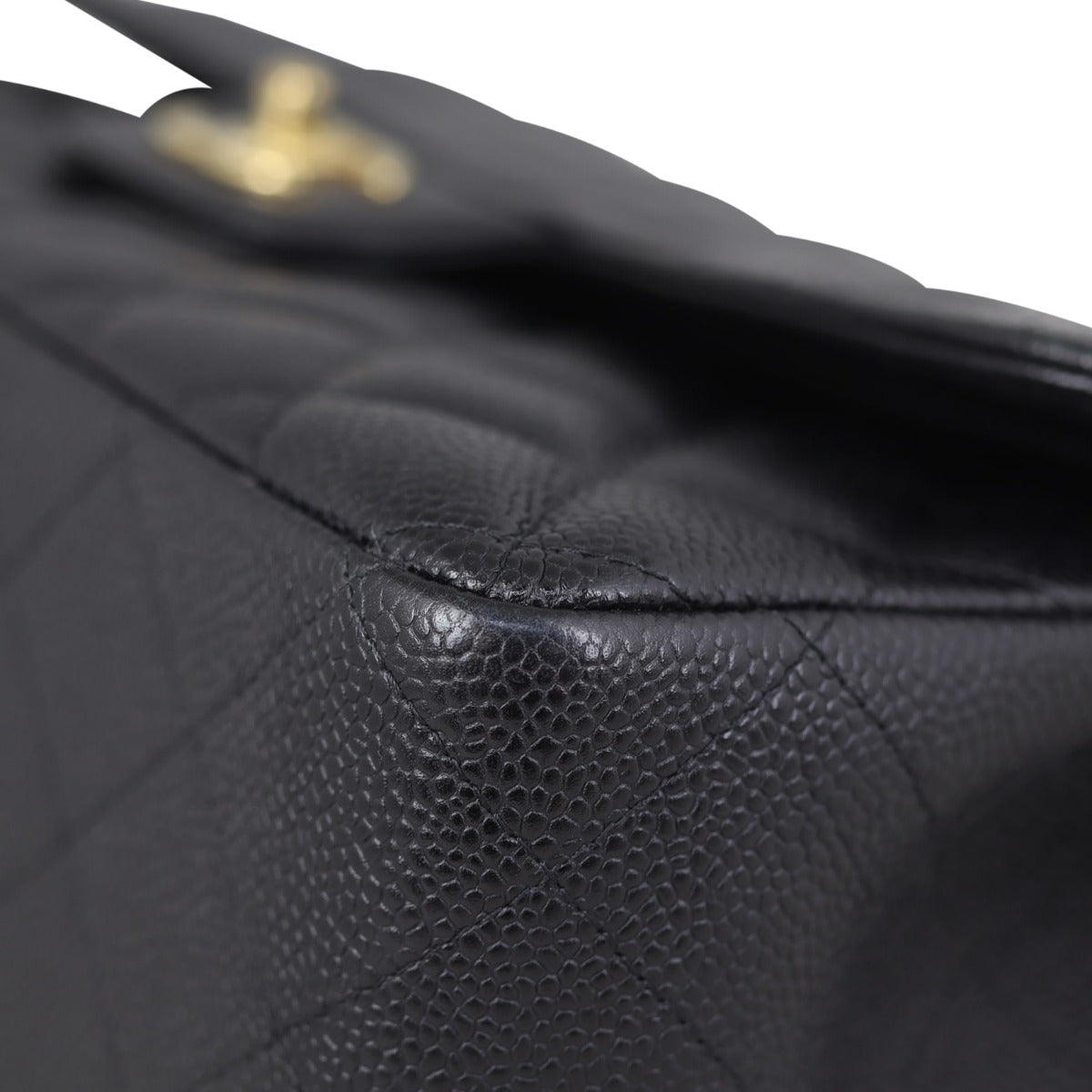 Chanel Classic Double Flap Jumbo | Black Caviar GHW
