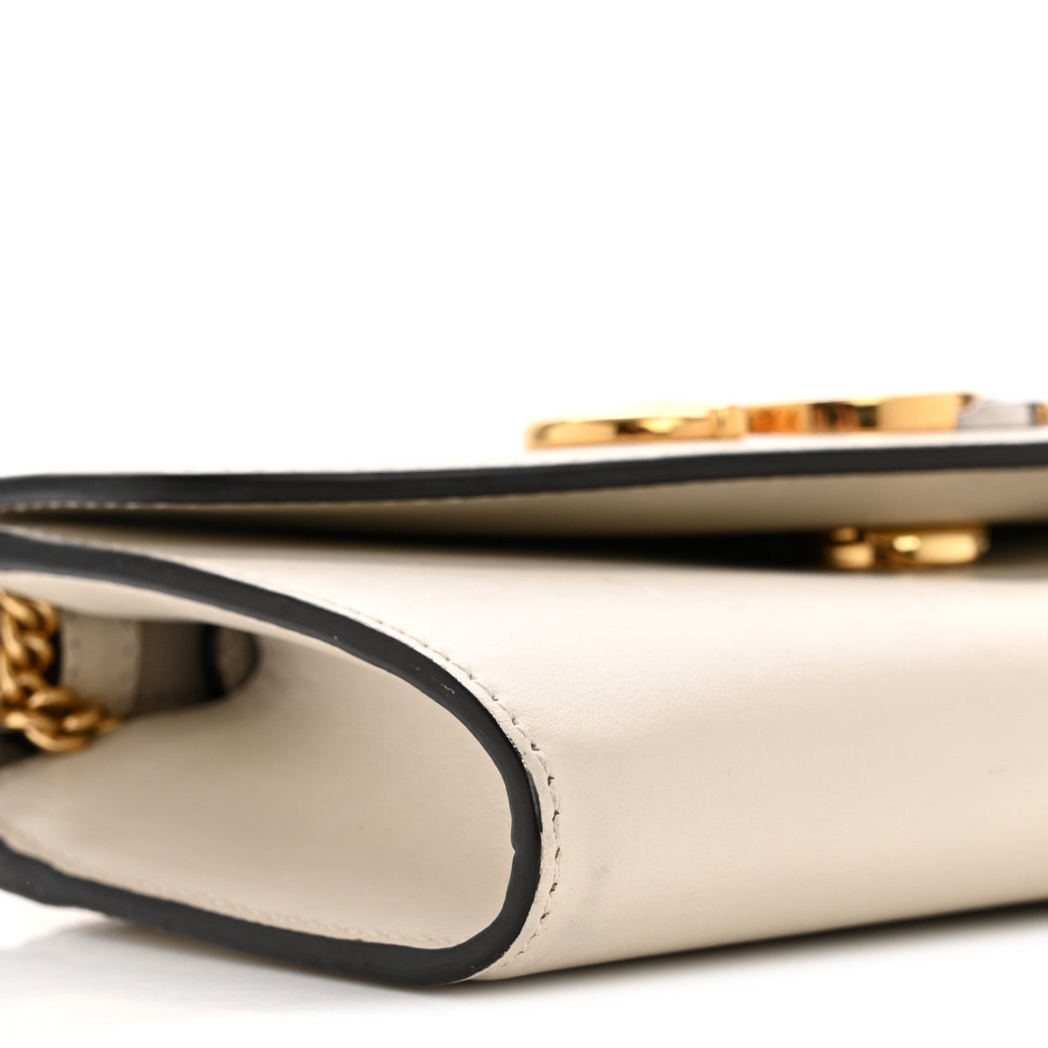 Smooth Calfskin Mini Zumi Shoulder Bag Mystic White