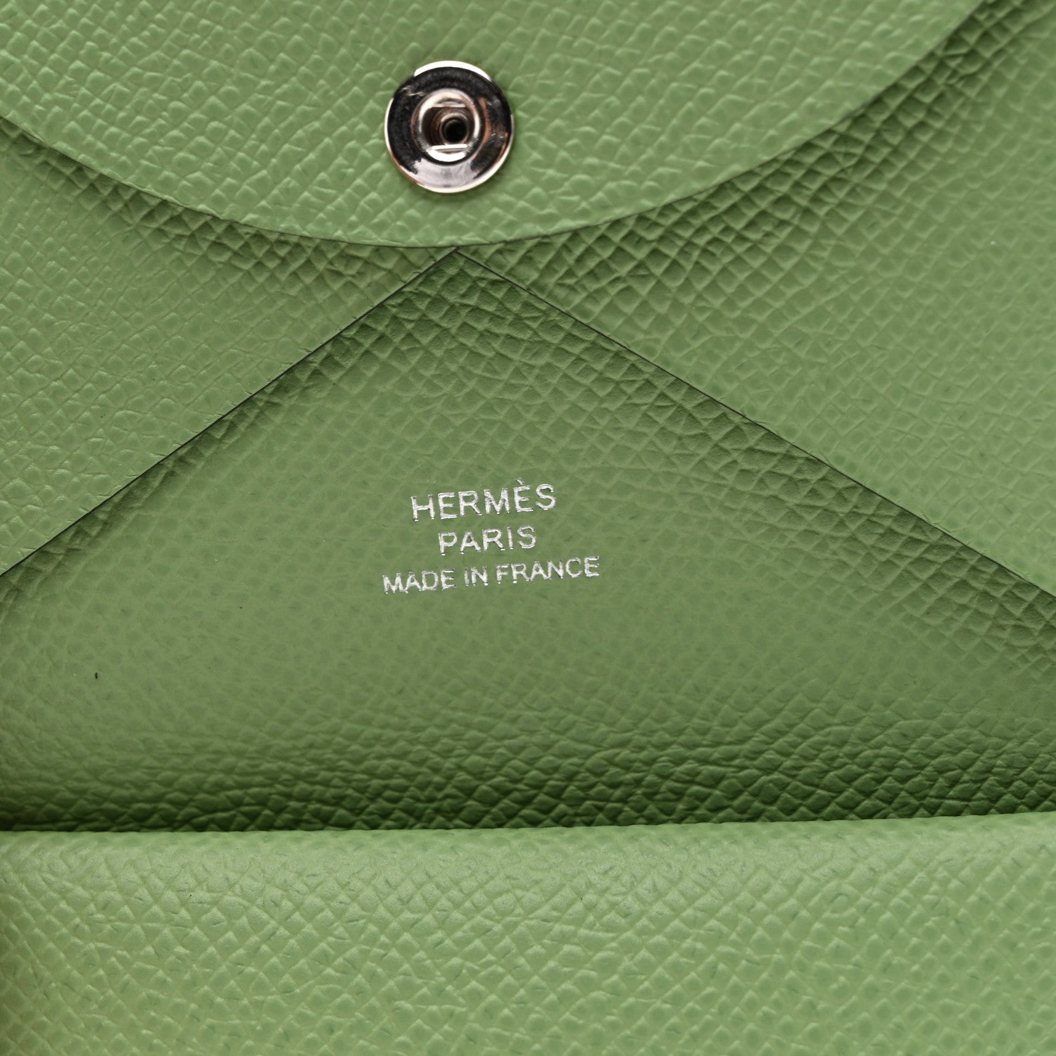 Epsom Calvi Duo Card Case Vert Criquet
