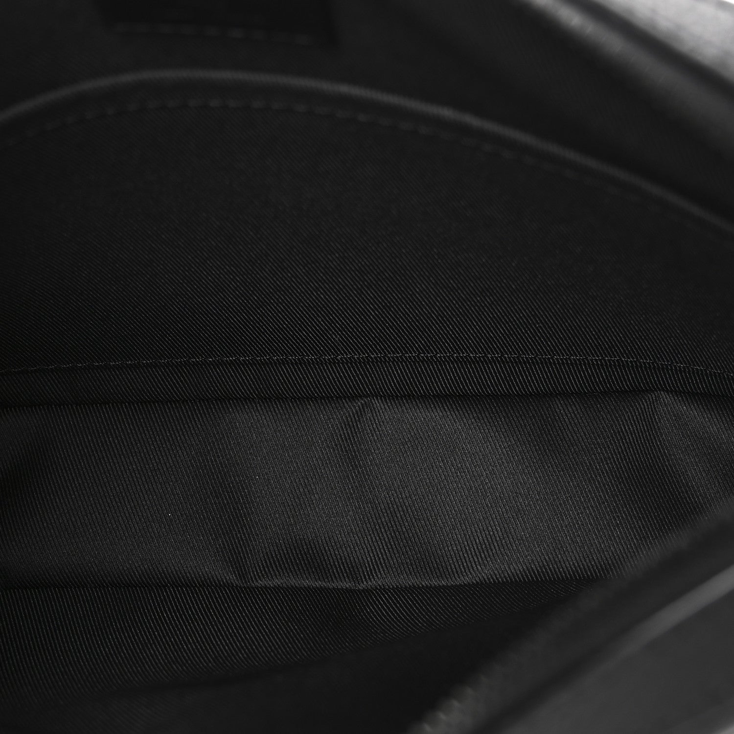 Calfskin Monogram Shadow Trio Messenger Black