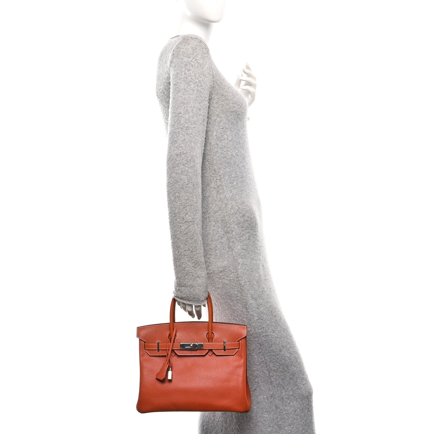 Vache Liegee Birkin 30 Brique