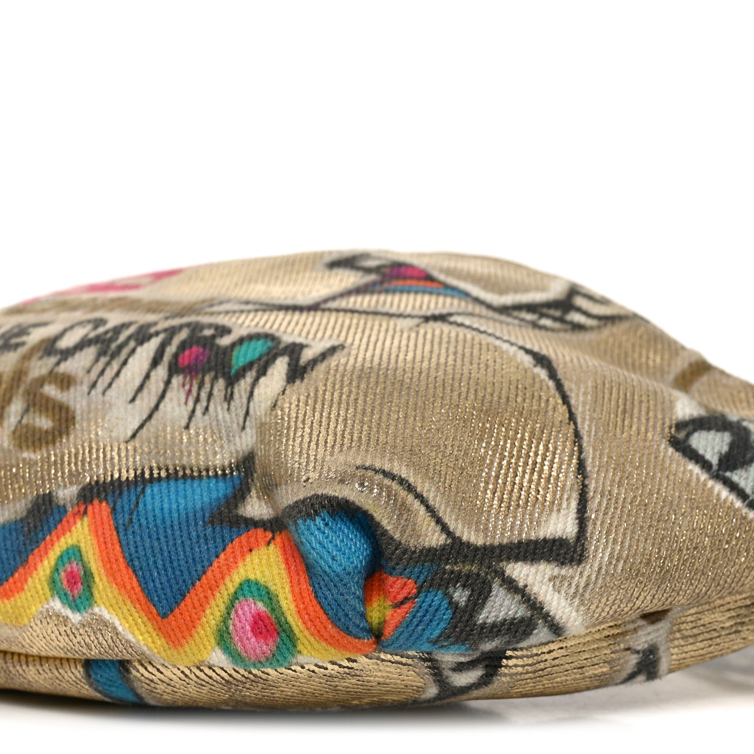 Graffiti Printed Canvas Street Spirit Waist Belt Bag Multicolor