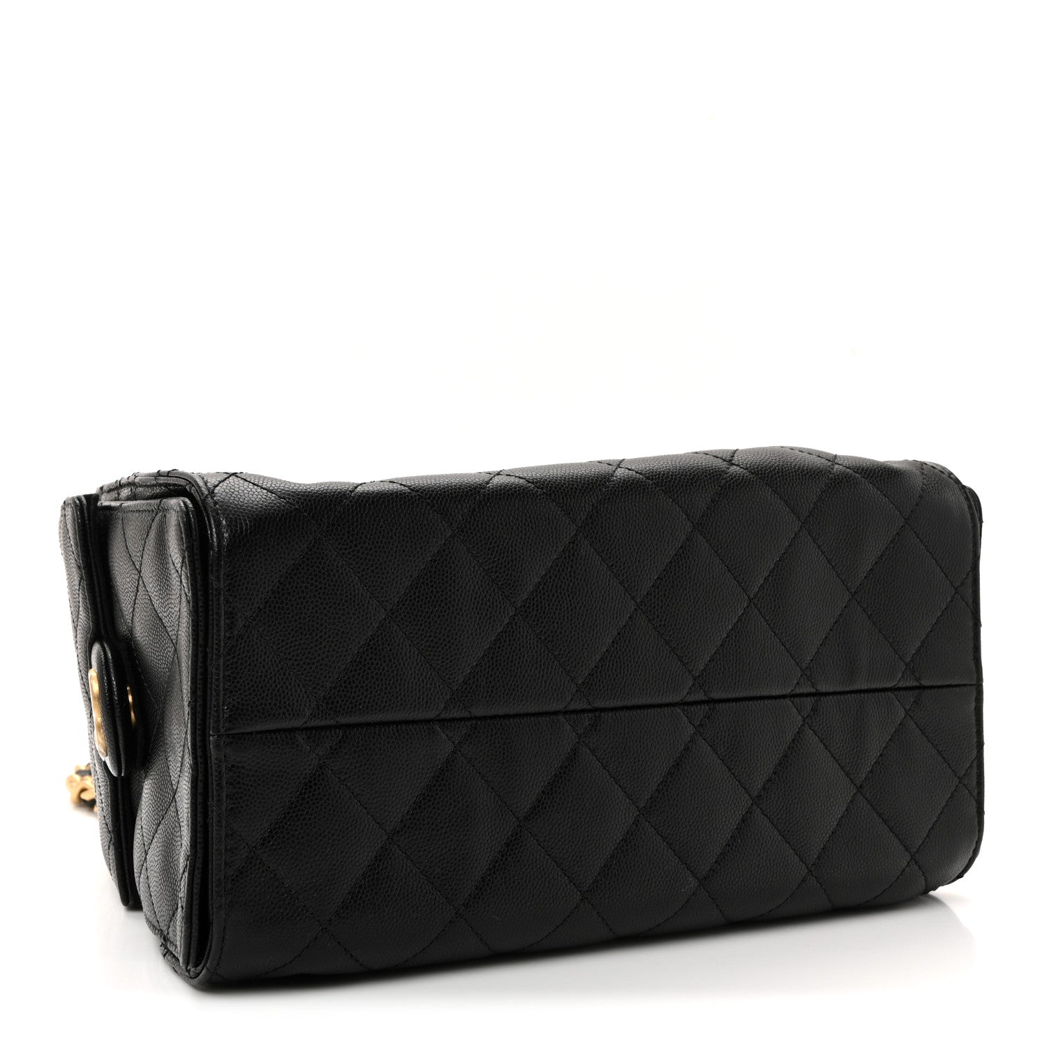 Caviar Quilted Small Chanel 25 Handbag Black