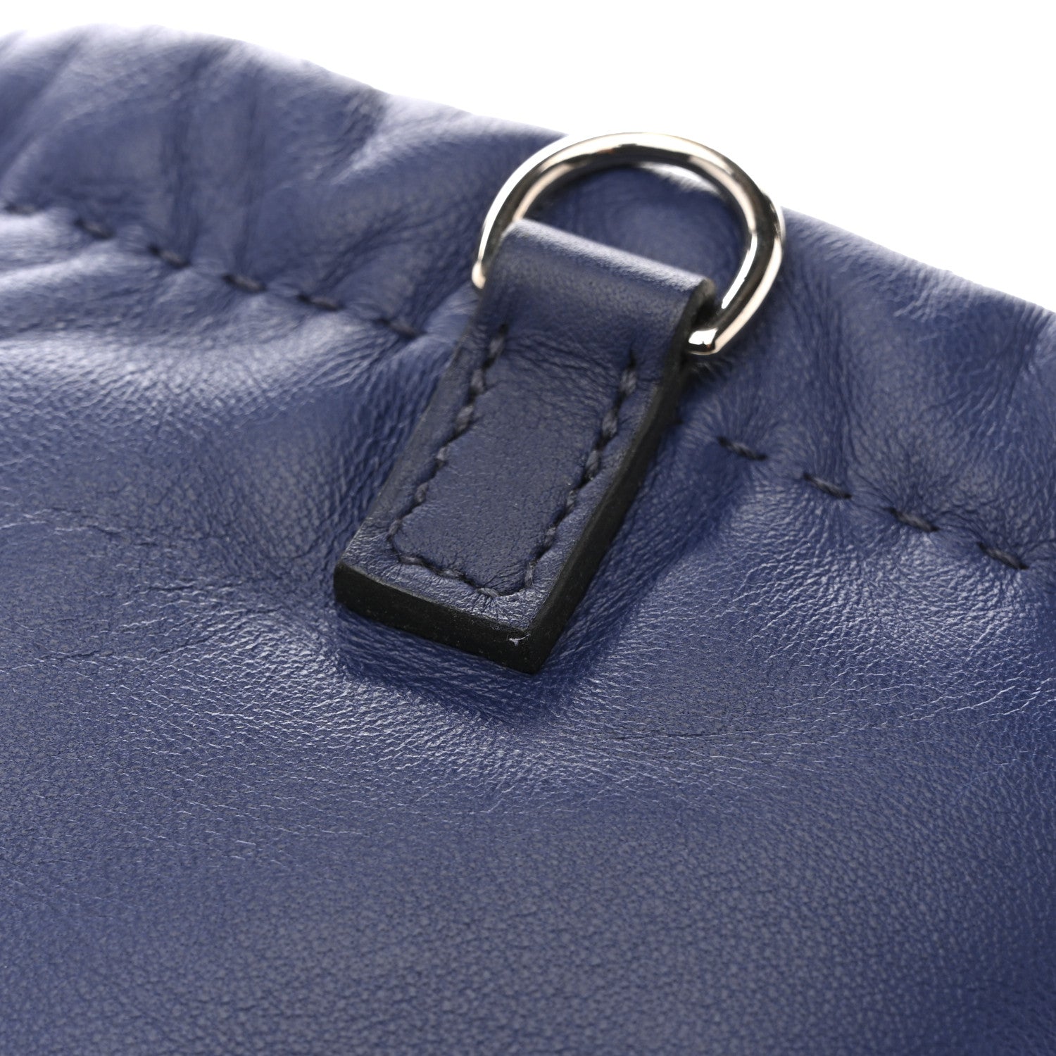 Milo Lambskin Swift Pilo Phone Case Bleu Saphir Black