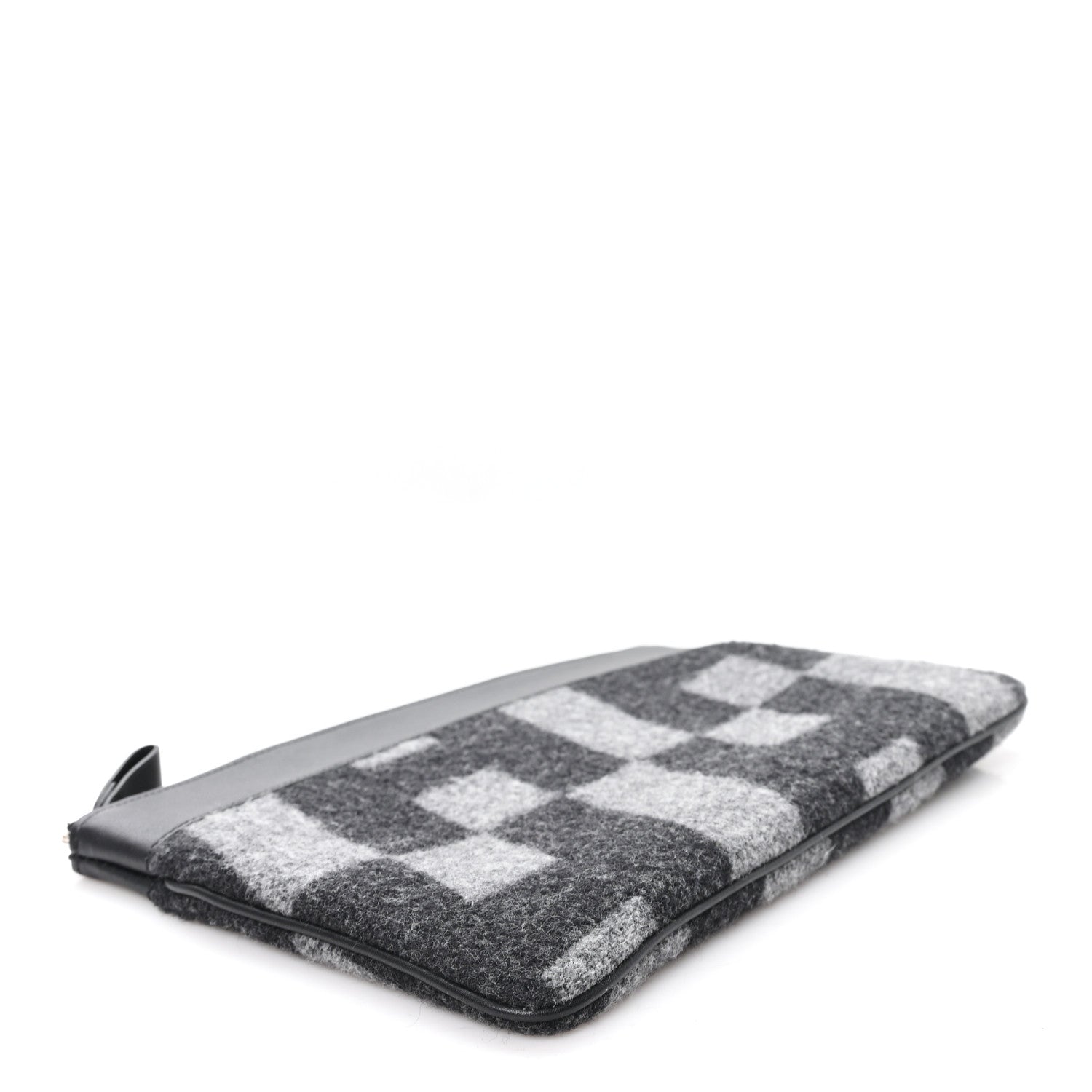 Cashmere Sac Bazar Pouch PM Black Grey
