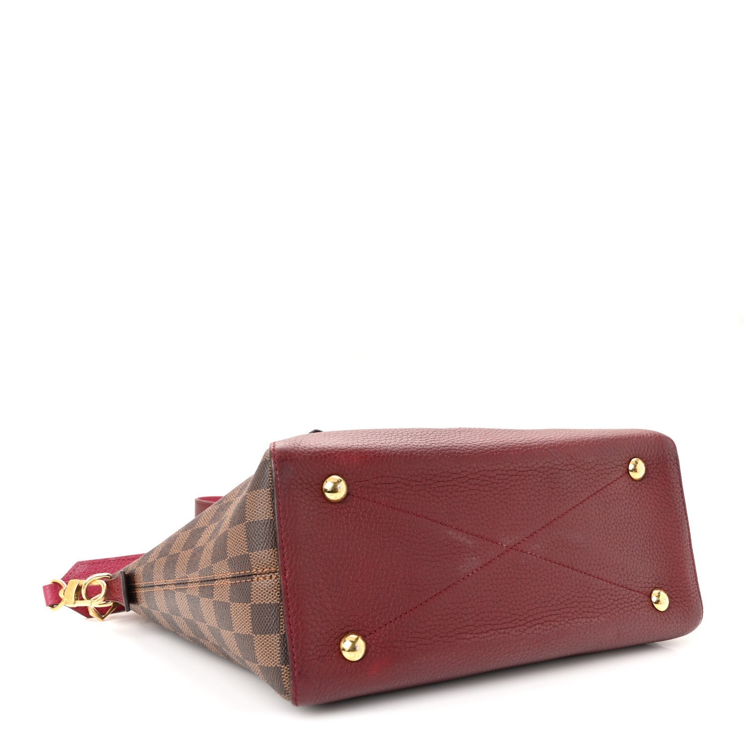 Damier Ebene Cuir Taurillon Hyde Park Fuchsia