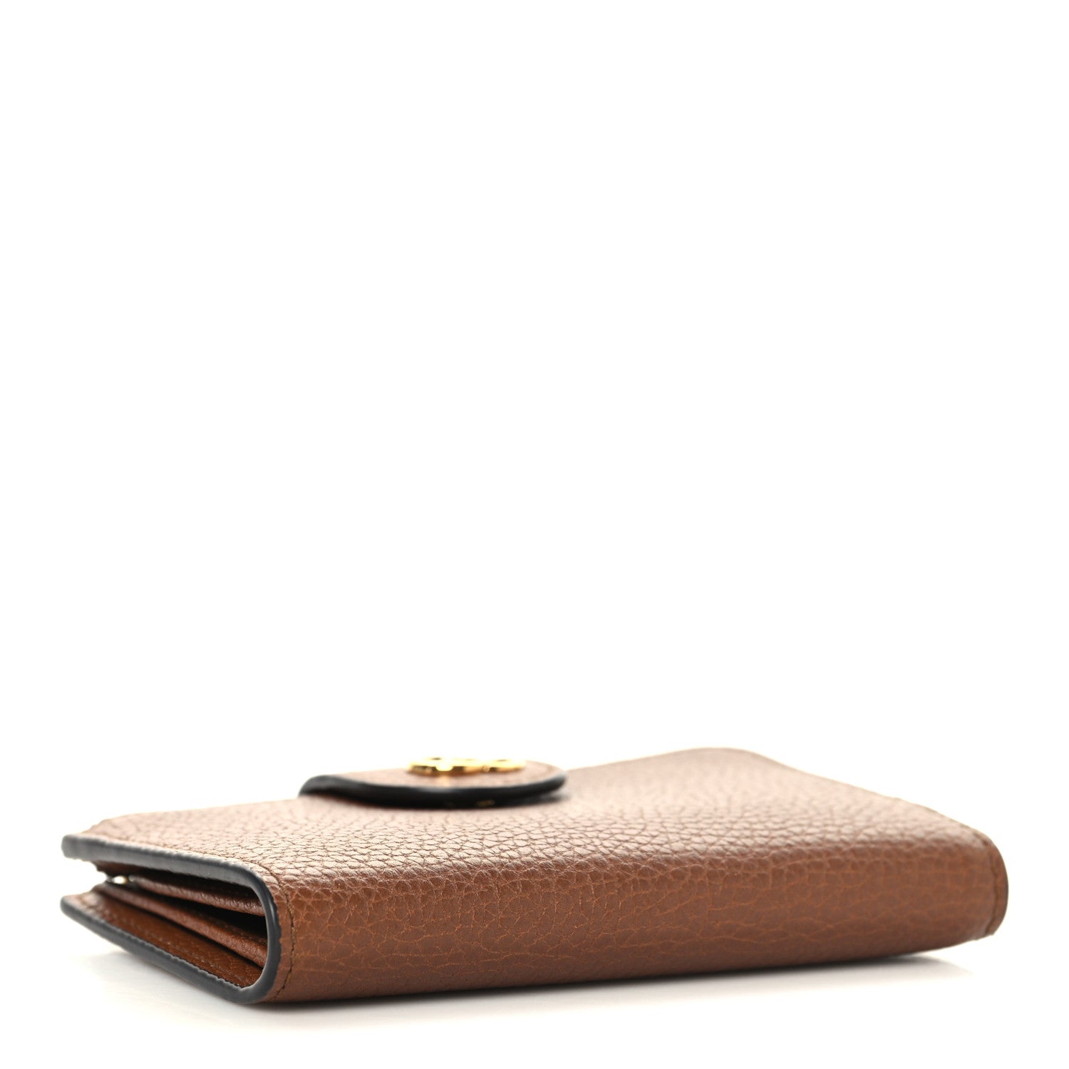 Piuma Calfskin Medium Bamboo Double G Wallet Cuir