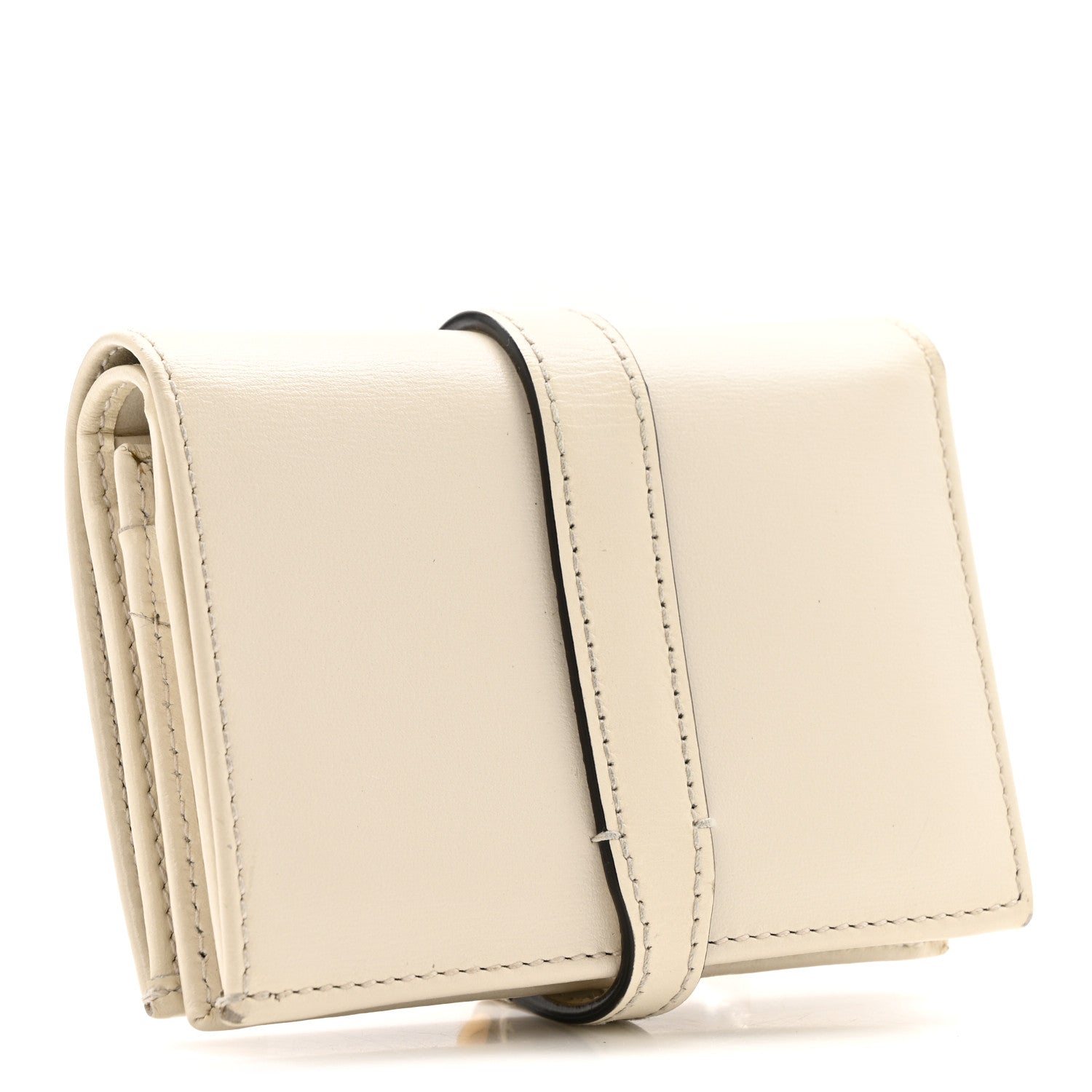 Calfskin Jackie 1961 Card Case Mystic White