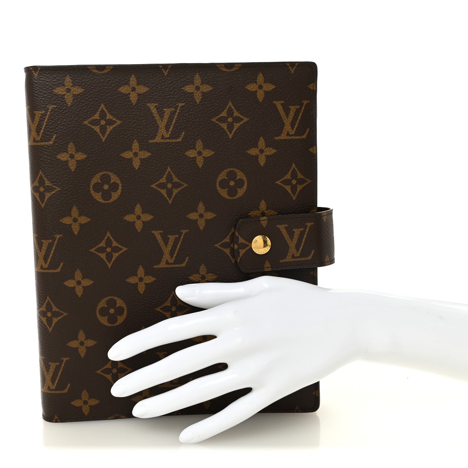Monogram Large Ring Agenda Cover