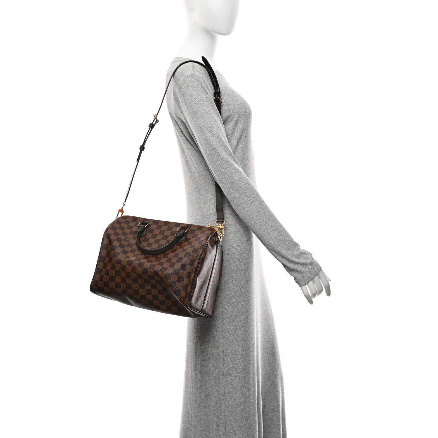 Damier Ebene Speedy Bandouliere 30