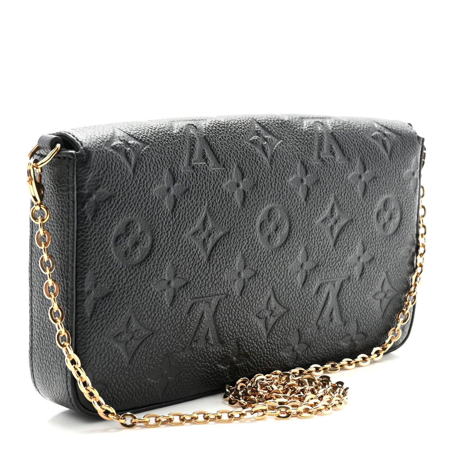 Empreinte Pochette Felicie Chain Wallet Black
