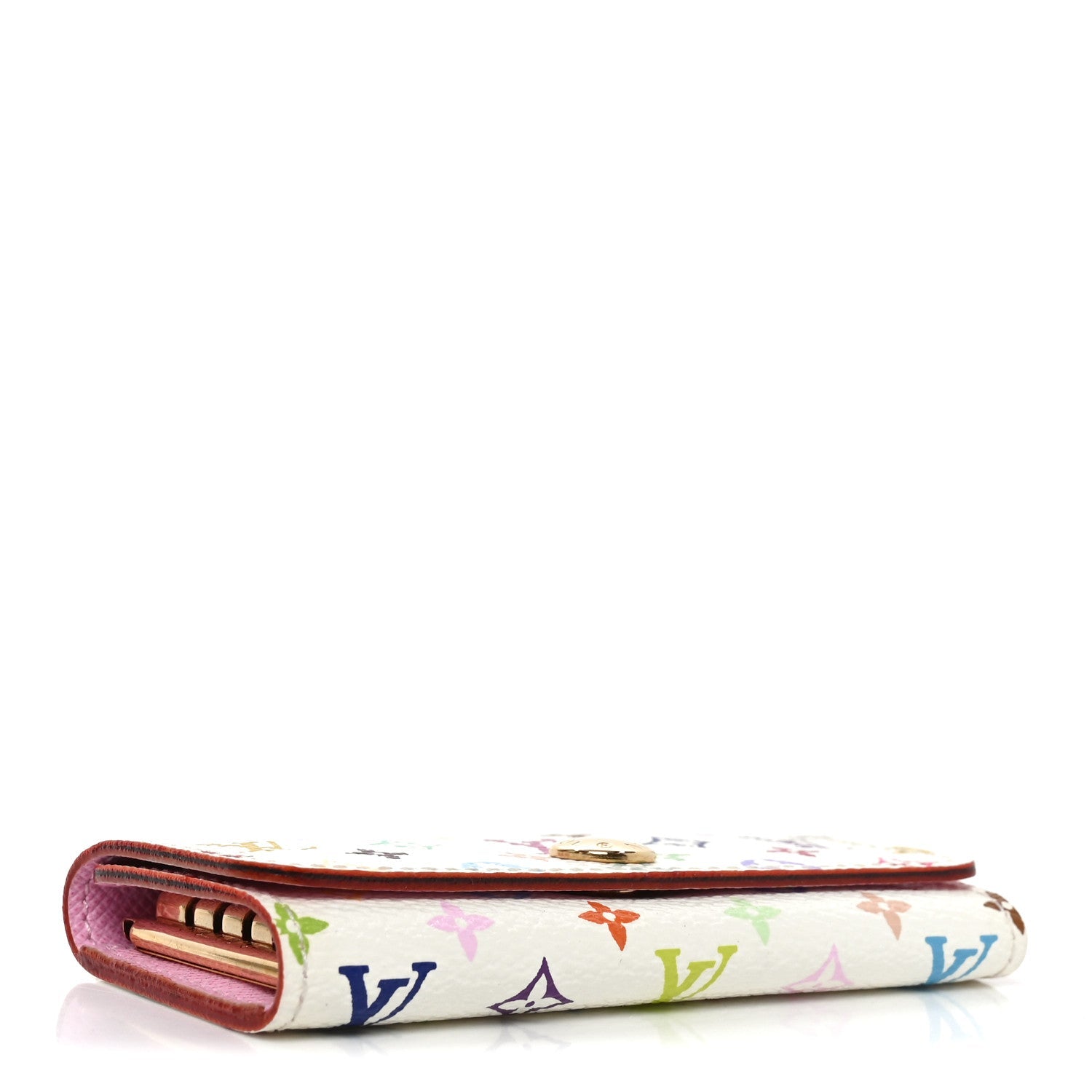 Monogram Multicolor Multicles 4 Key Holder White Litchi