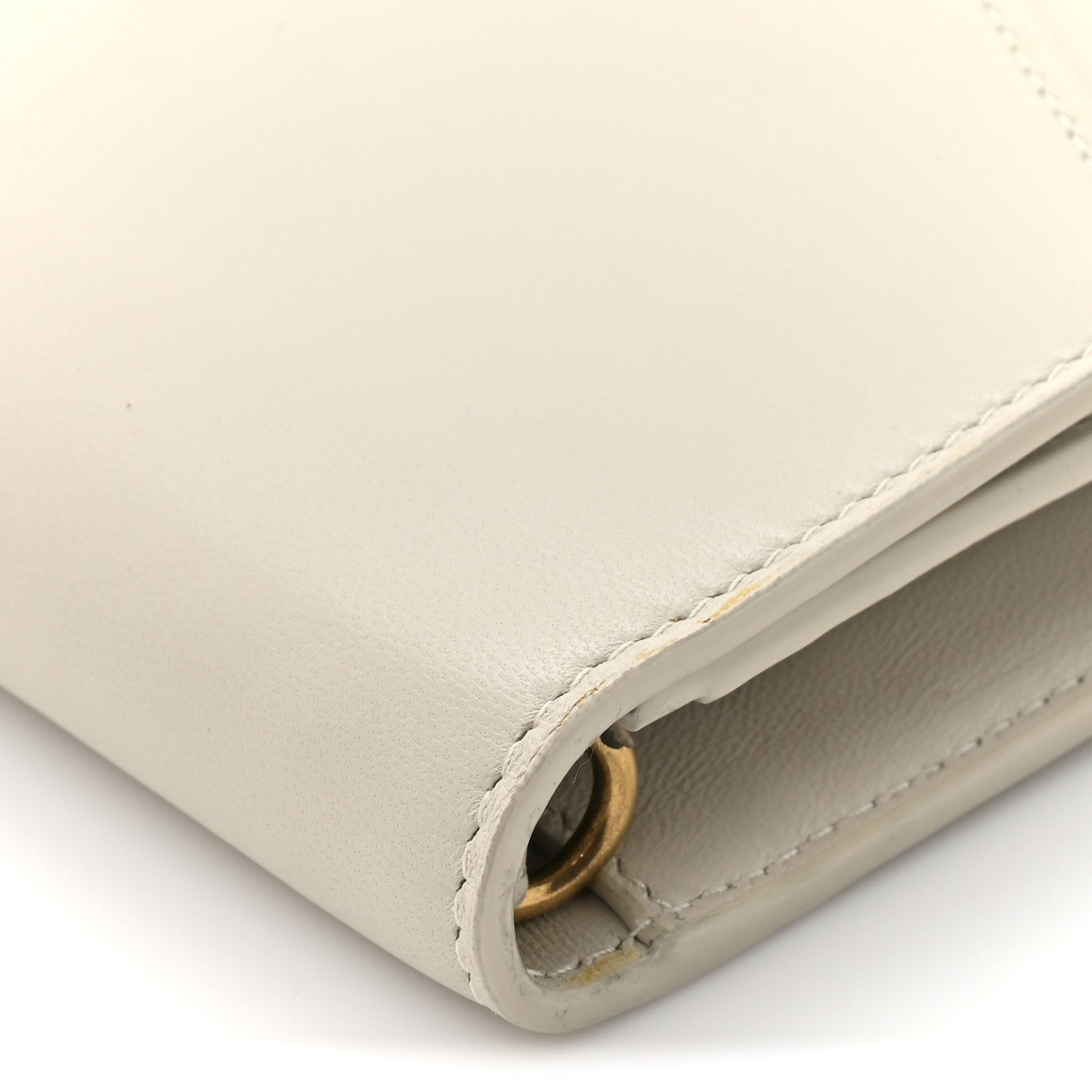 Nappa Monogram Cassandre Flap Pouch Crema Soft