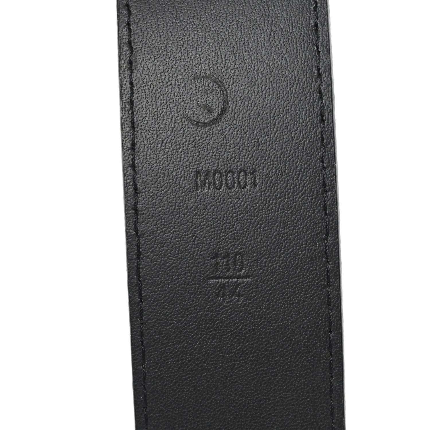 Taiga 35mm LV Initiales Belt 110 44 Black