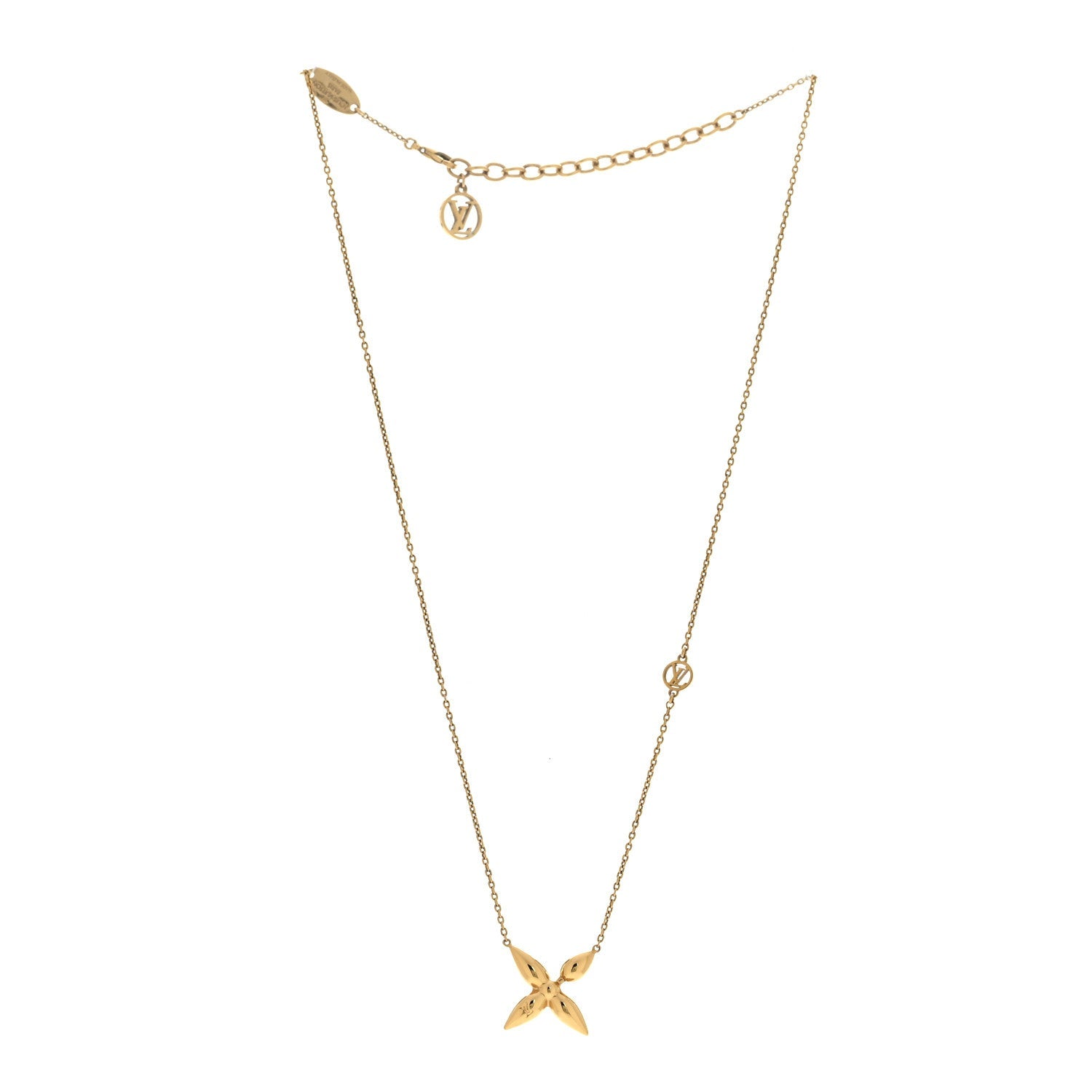 Metal Louisette Necklace Gold