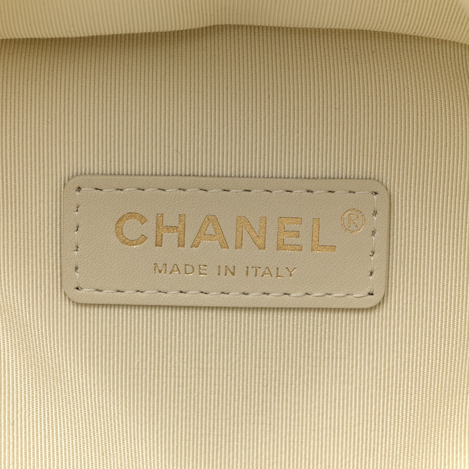 Caviar Quilted Small CC Day Backpack White