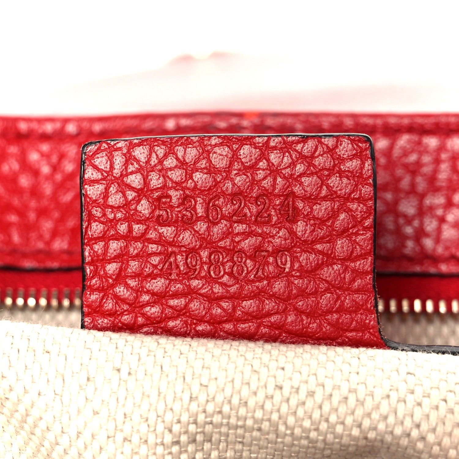 Pebbled Calfskin Medium Soho Flap Crossbody Vibrant Red