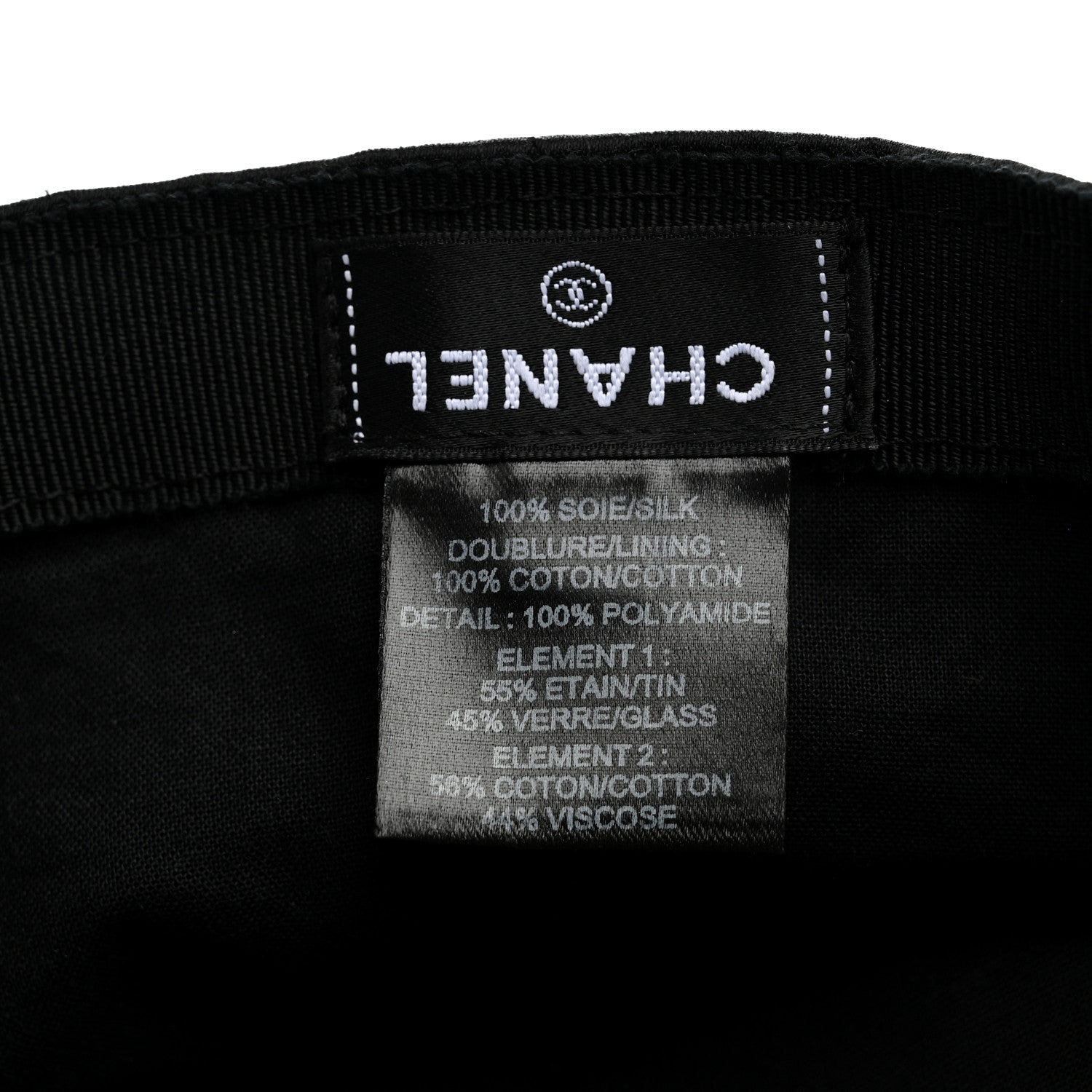 Silk Pearl CC Cap Hat Black