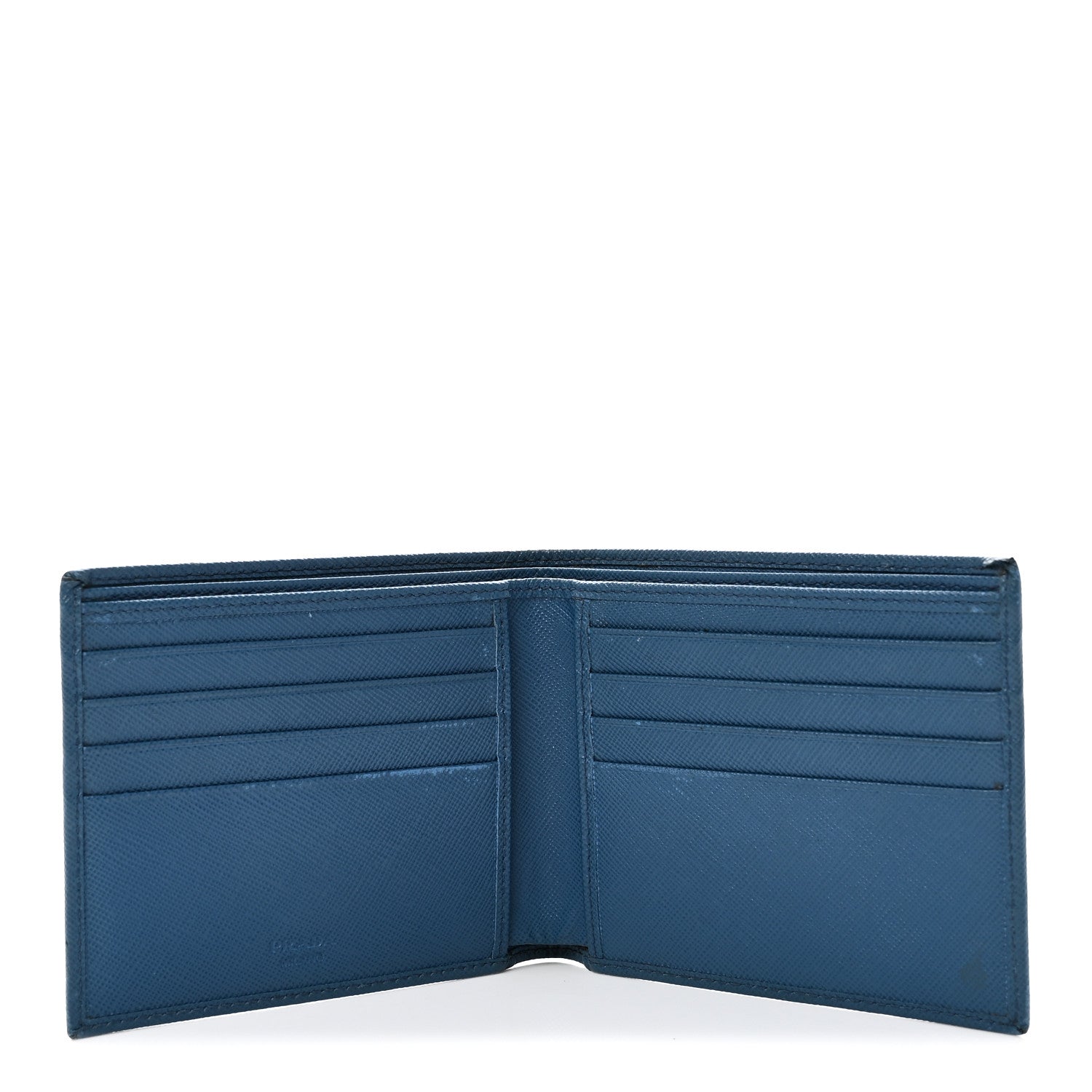 Saffiano Bi-Fold Wallet Cobalto