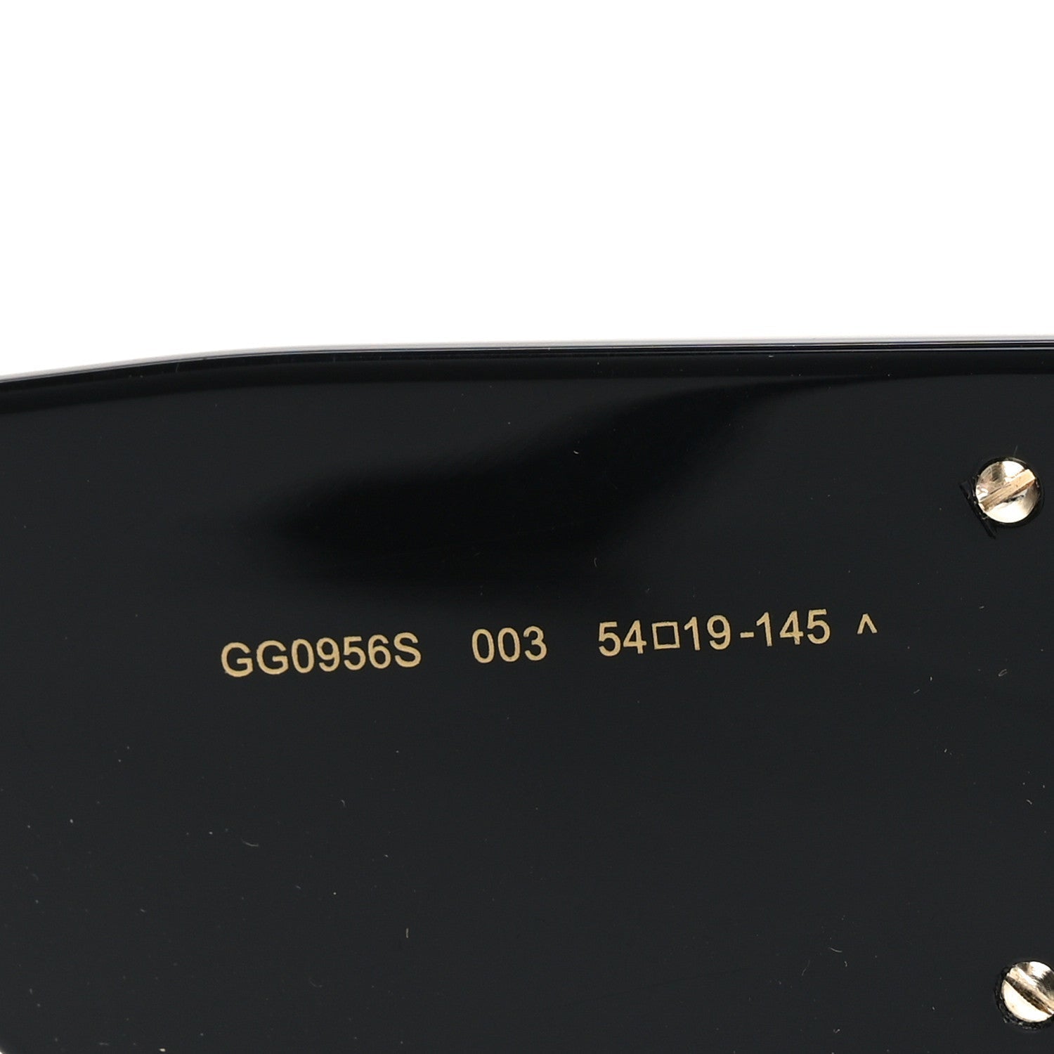 Acetate Square Frame Sunglasses GG0956S Black