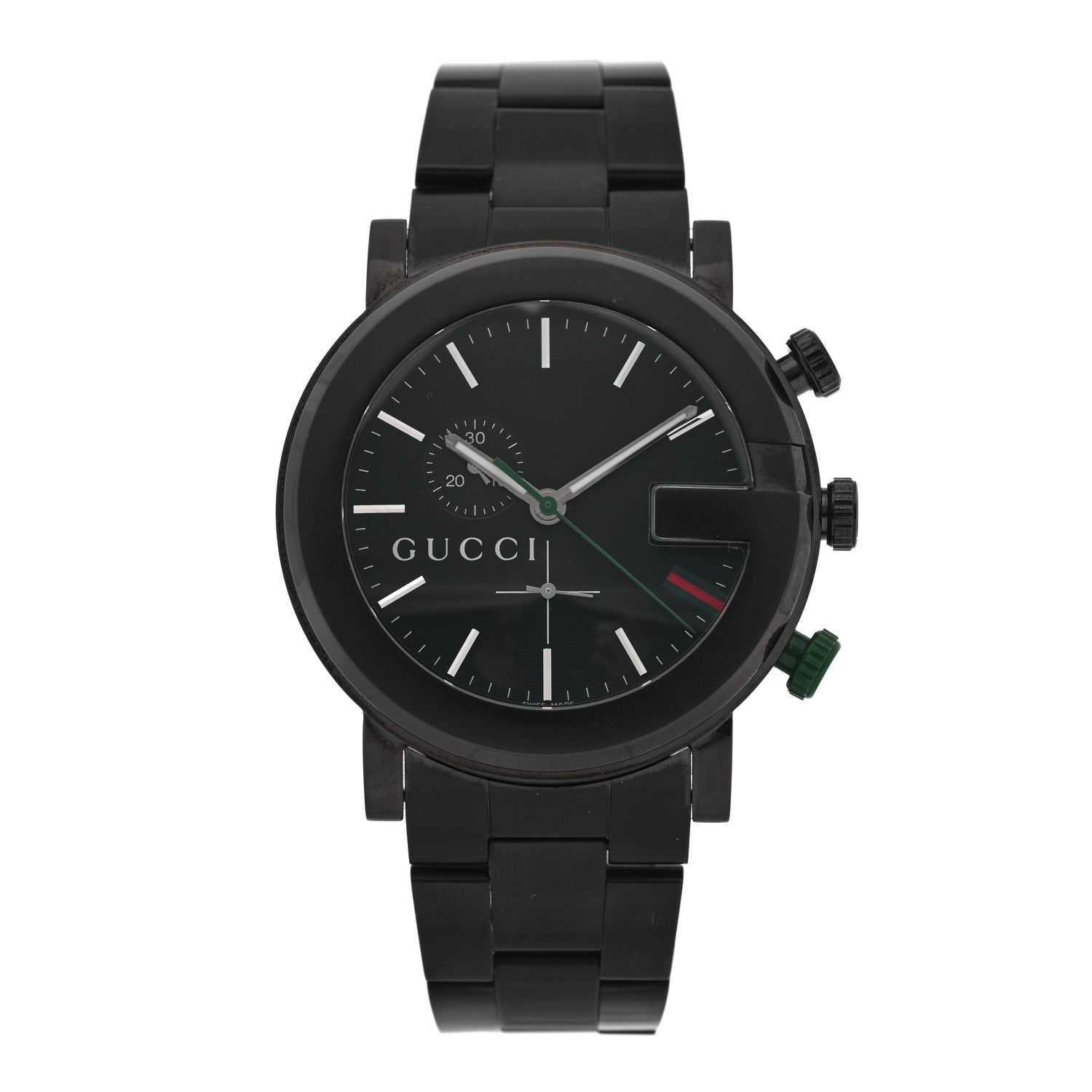 PVD Stainless Steel 44mm 101M G-Chrono Quartz Watch Black