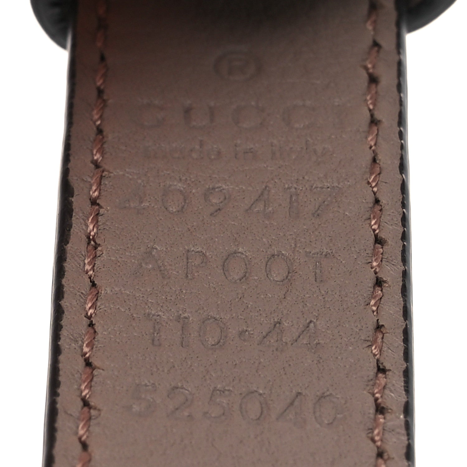 Calfskin Double G 20mm Belt 110 44 Porcelain Rose