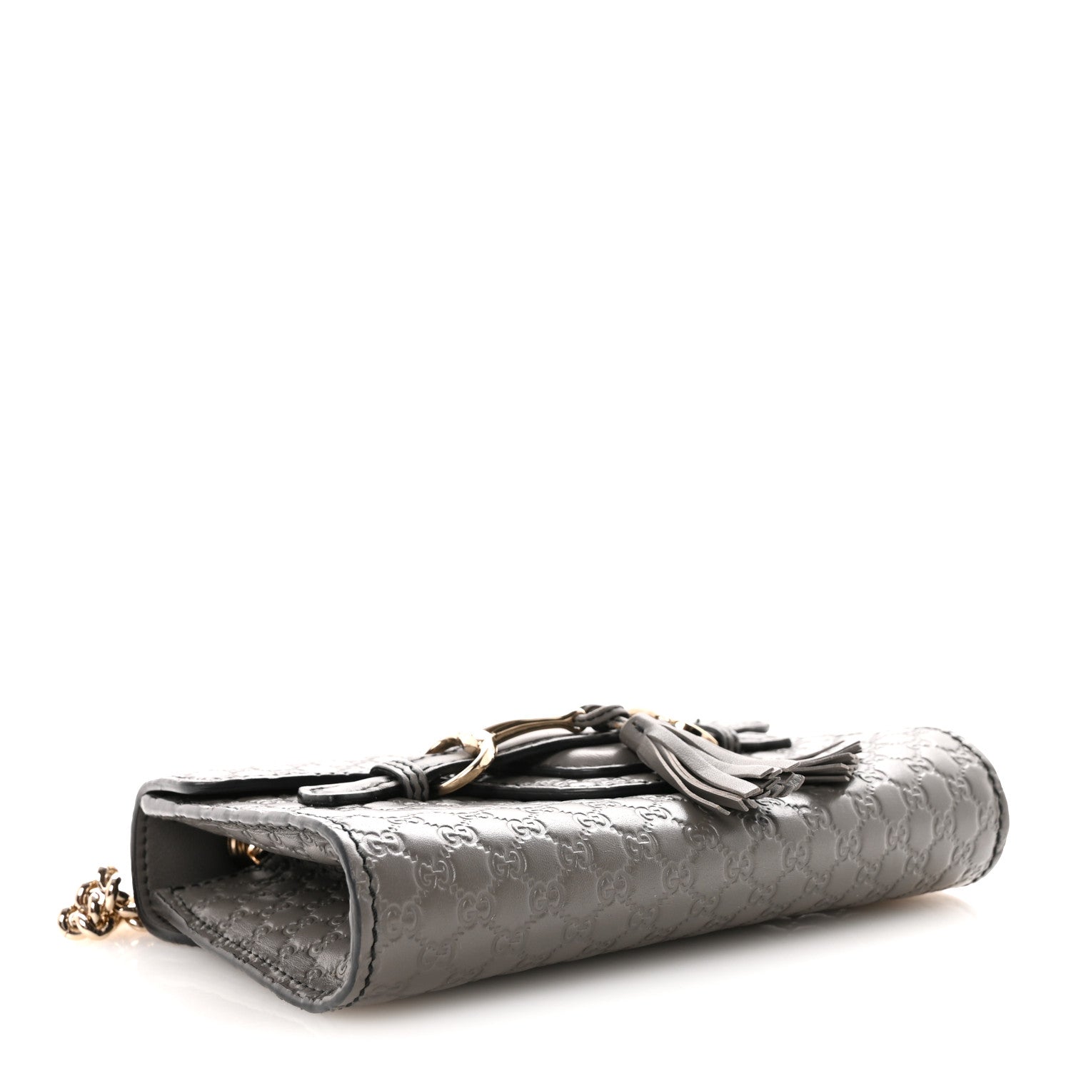 Soft Microguccissima Mini Emily Chain Shoulder Bag Loess