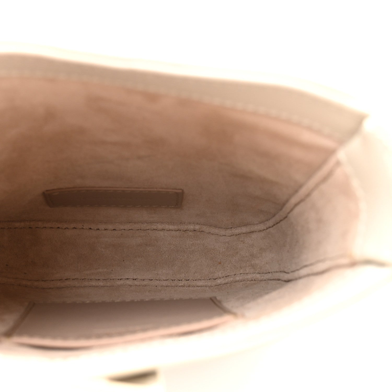 Smooth Calfskin Mini Le 5 A 7 Vertical Hobo Blanc Vintage
