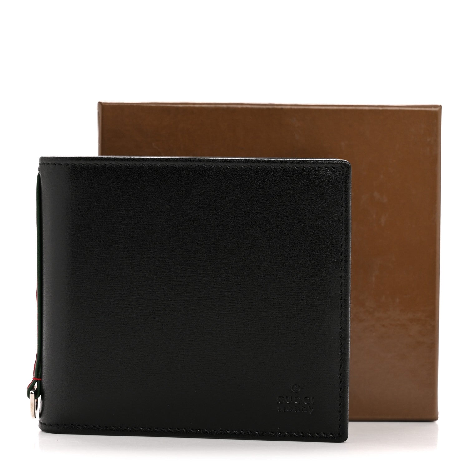 Calfskin Abbey Men's Wallet Black