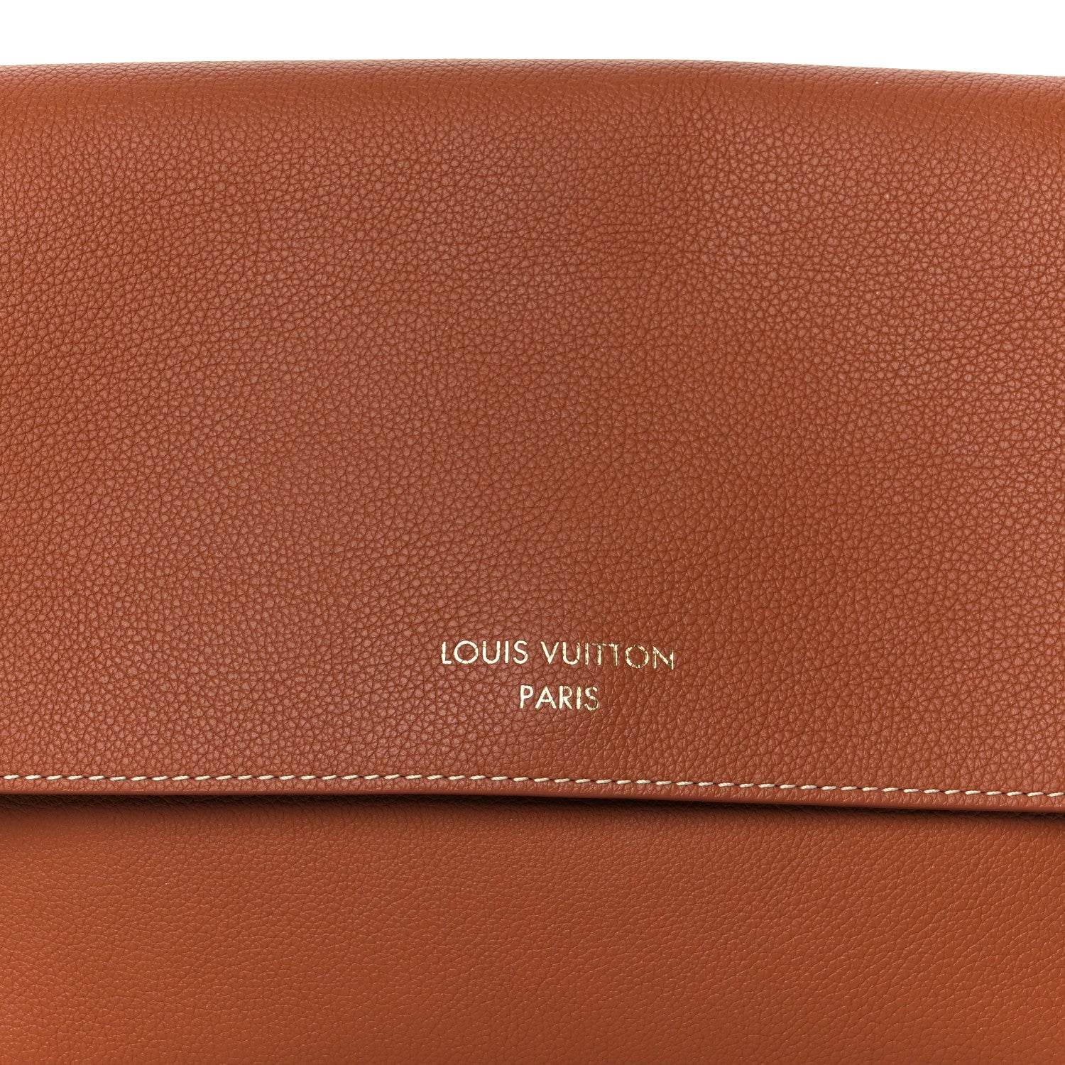 Grained Calfskin Low Key Messenger Cognac