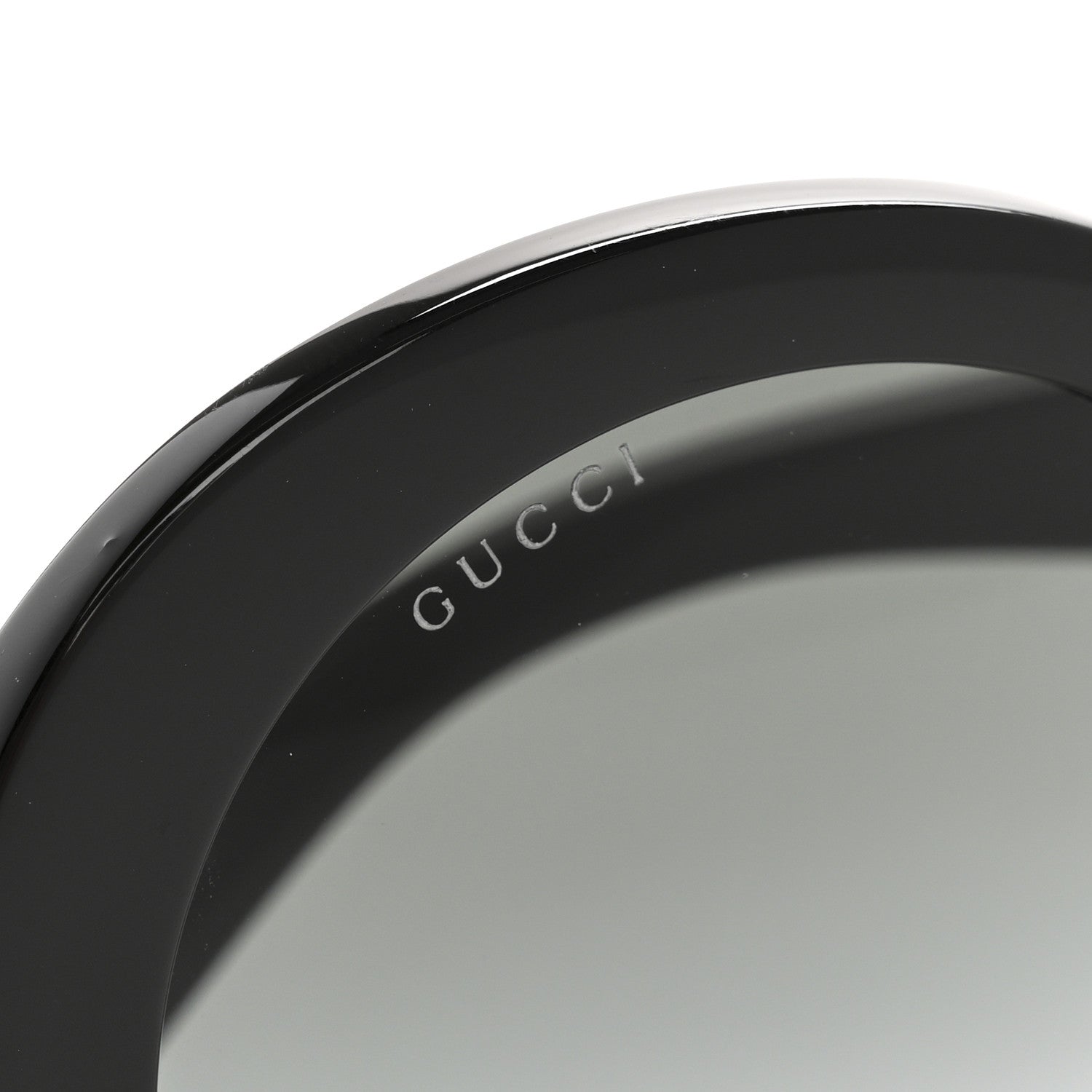 Acetate Round GG Sunglasses GG0319S Black