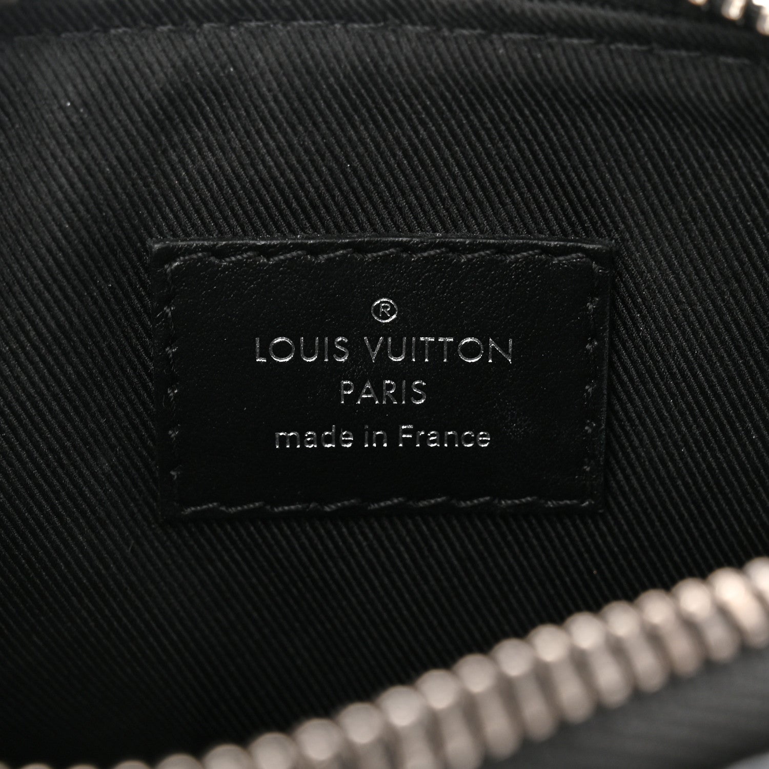 Reverse Monogram Eclipse Keepall XS Black