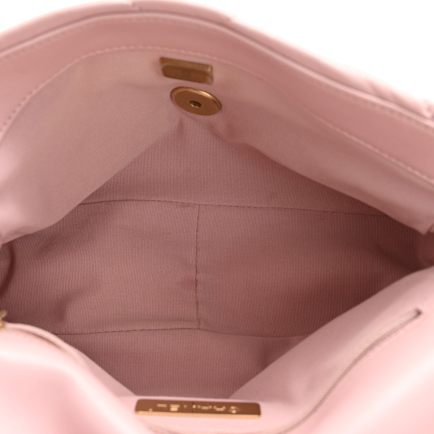 Lambskin Quilted Medium Chanel 19 Flap Light Pink