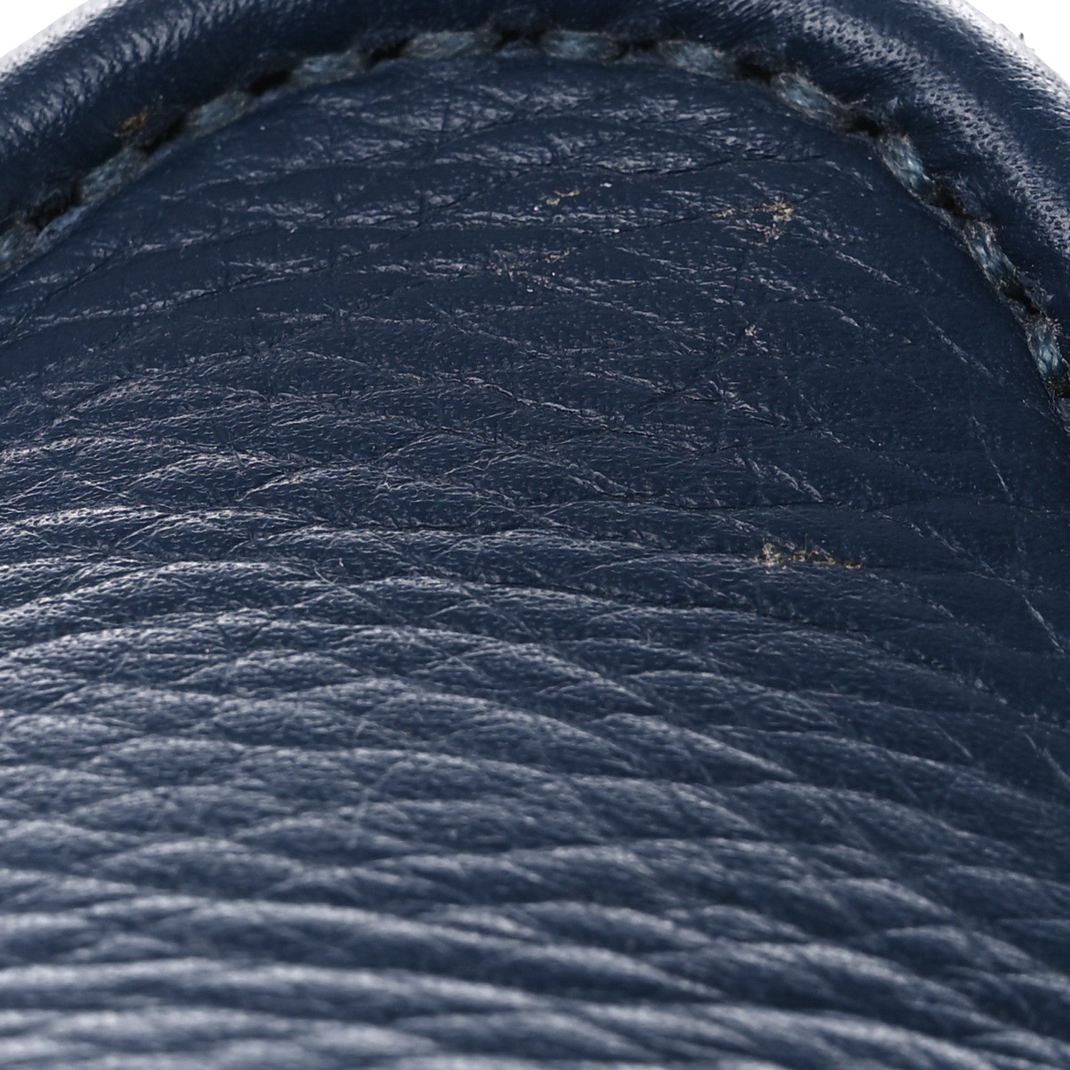 Road Calfskin Web Mens Horsebit Driver Loafers 9 Maritime