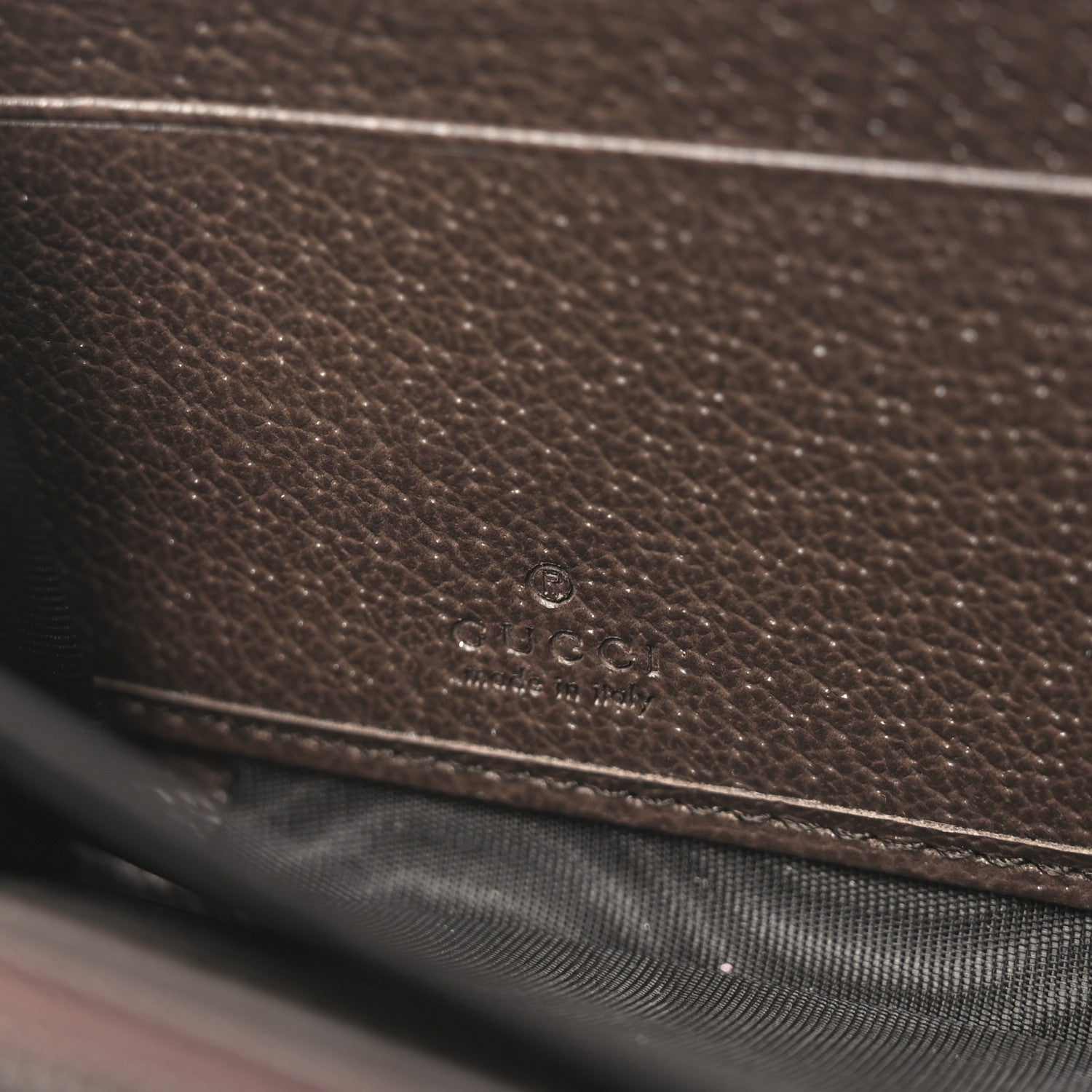 Monogram Jumbo GG Textured Dollar Calfskin Diana Zip Around Continental Wallet Camel Ebony New Acero
