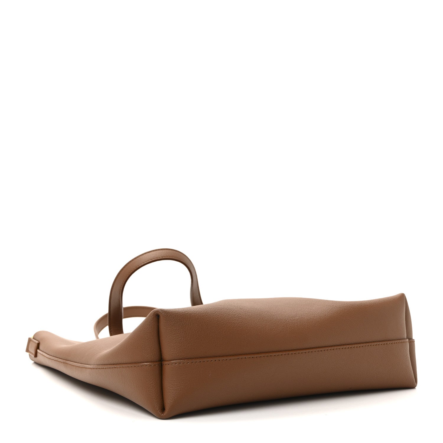 Calfskin Toy Shopping Tote Dark Tan